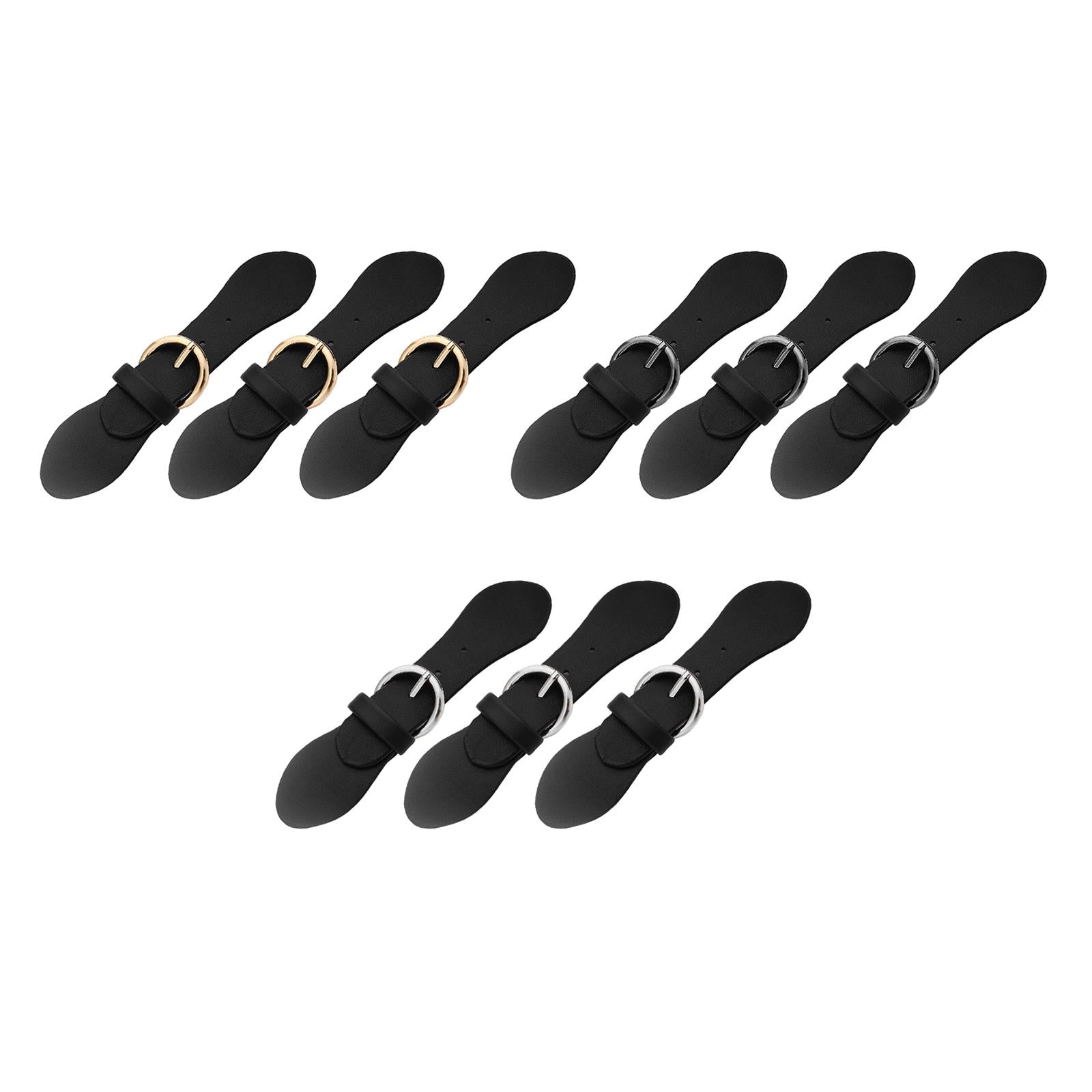 Snap Sew-on Toggles Closures PU Leather Craft Sewing Accessories Silver
