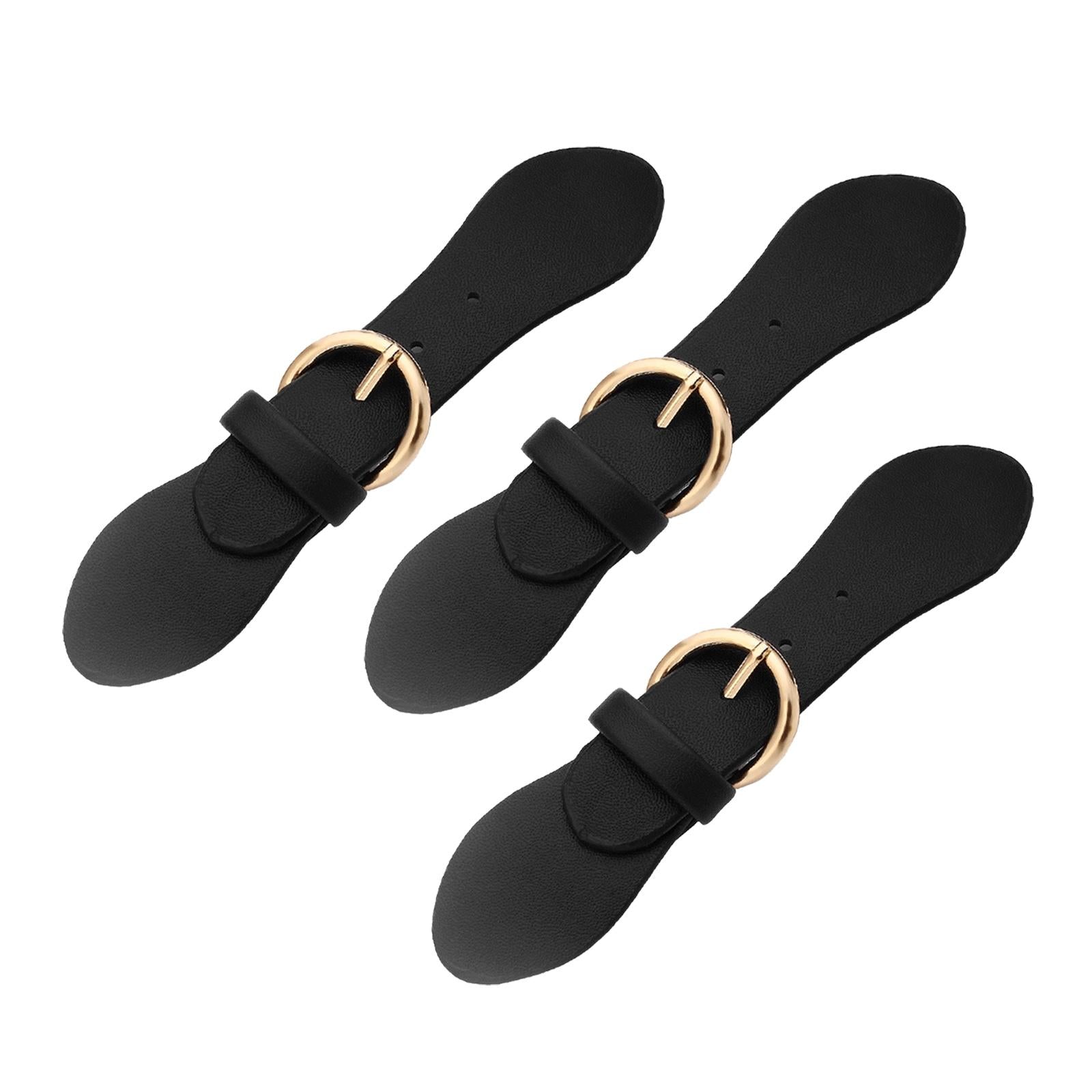 Snap Sew-on Toggles Closures PU Leather Craft Sewing Accessories Golden