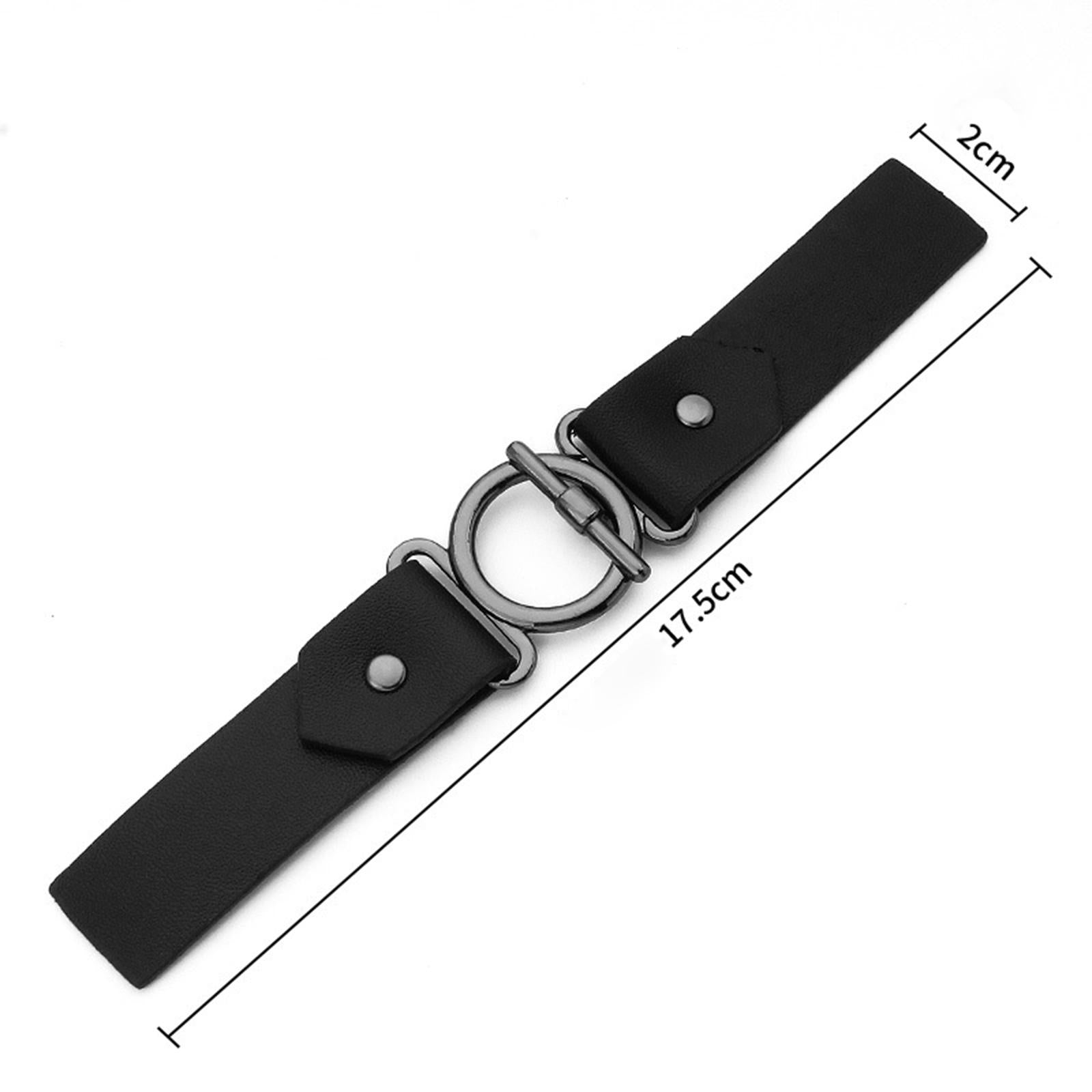 Sew-on Toggles Closures Metal Buckle 3 Sets for Bag Clothing Craft Black