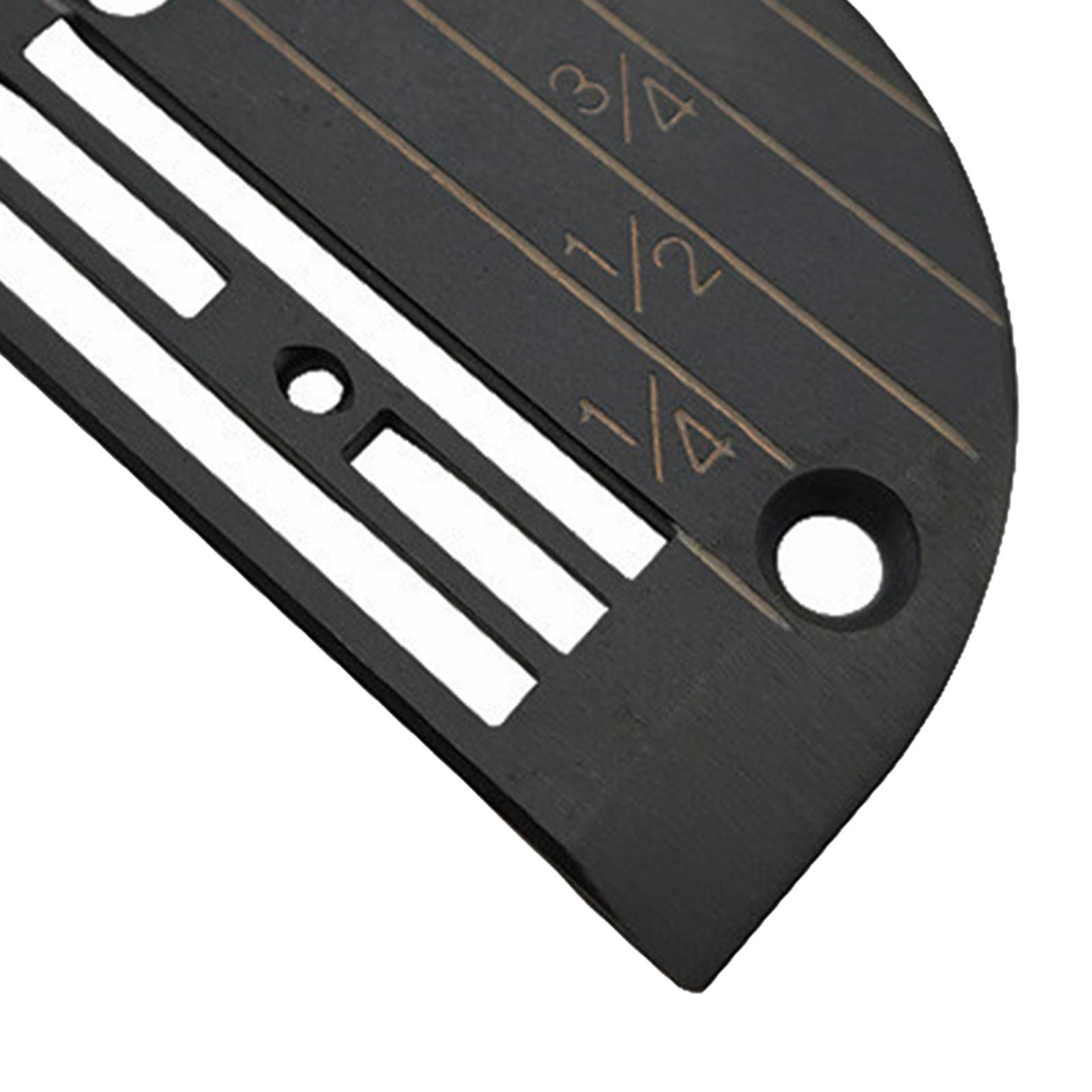 Sewing Machine Needle Plate Replacement Black Parts Attachment For Singer
