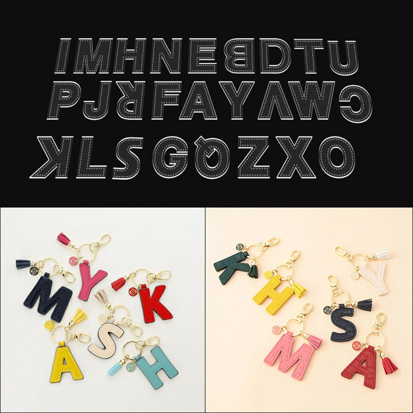 26pcs DIY Handmade Leather Clear Acrylic Letter Pattern Stencil Template