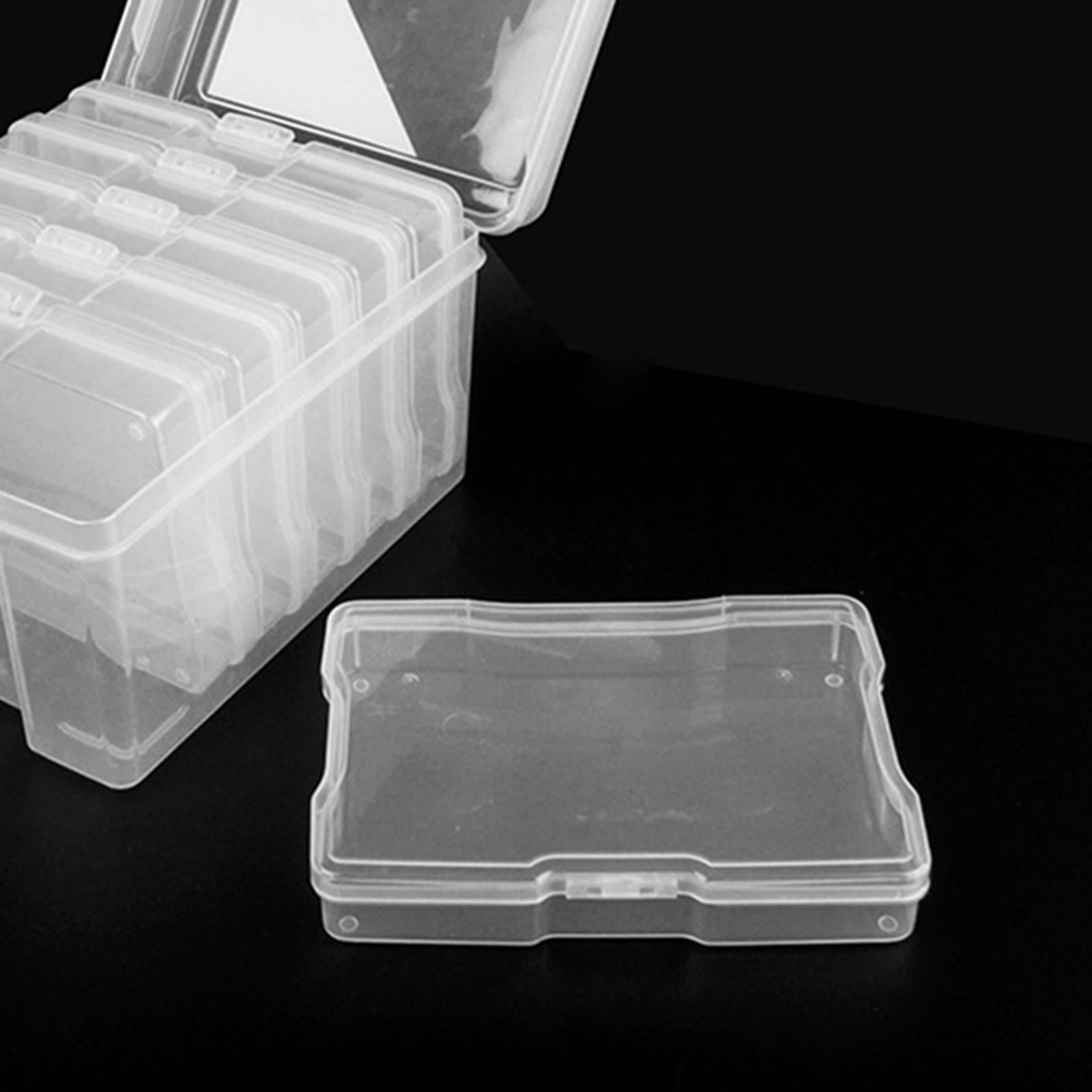 5x7 inch Photo Storage Box High-quality Plastic Craft Organizer Transparent