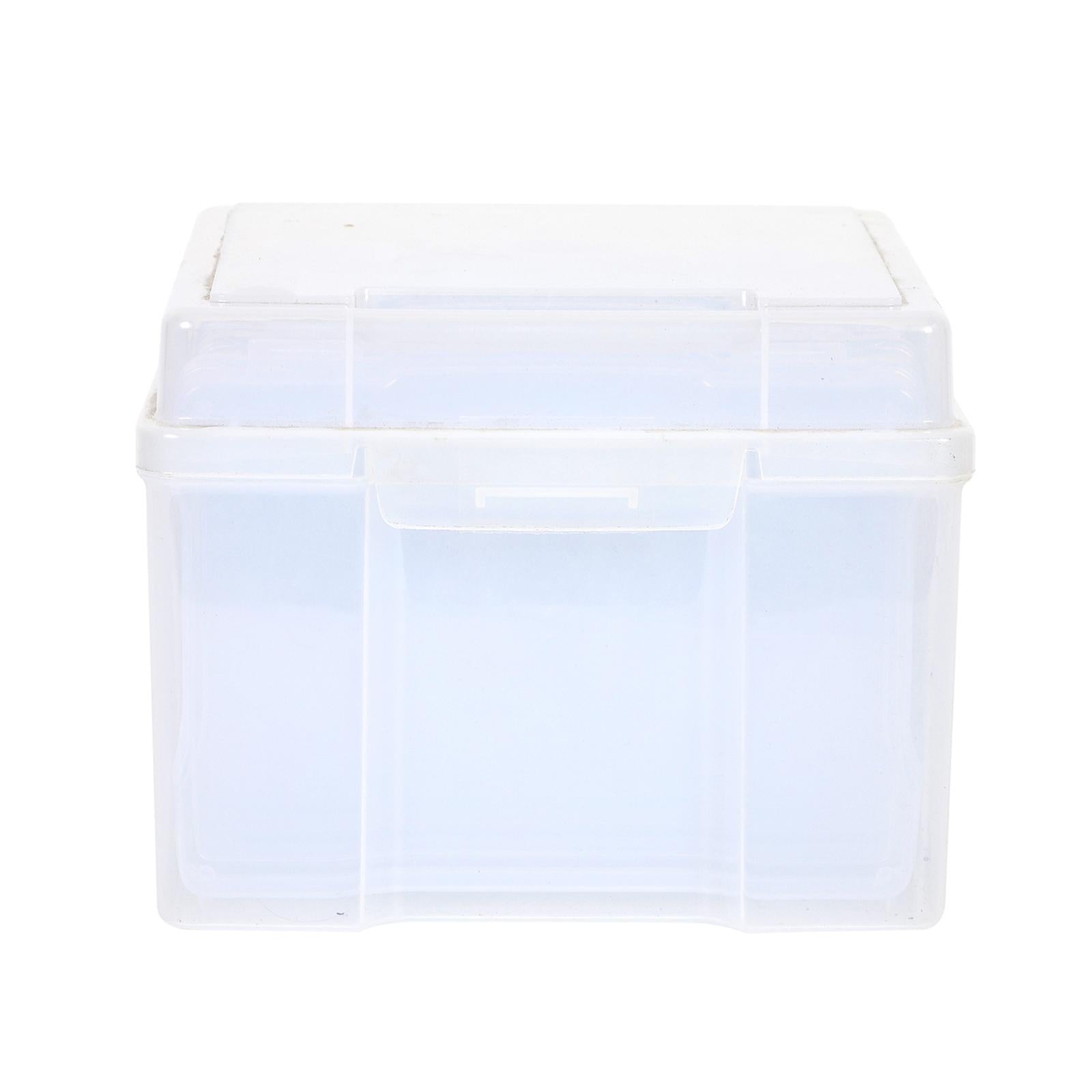 5x7 inch Photo Storage Box High-quality Plastic Craft Organizer Transparent