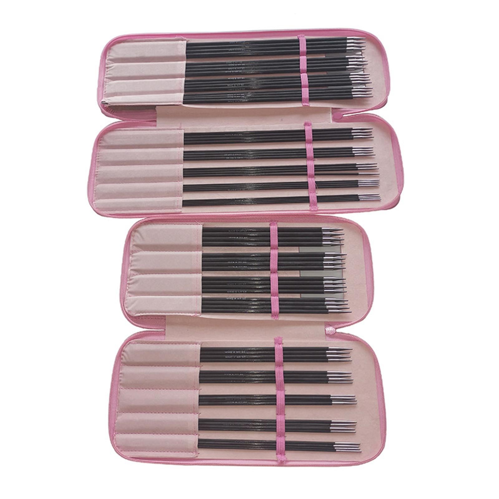 9 Sizes Double Point Straight Knitting Needles Sweater Weaving Needle 25cm