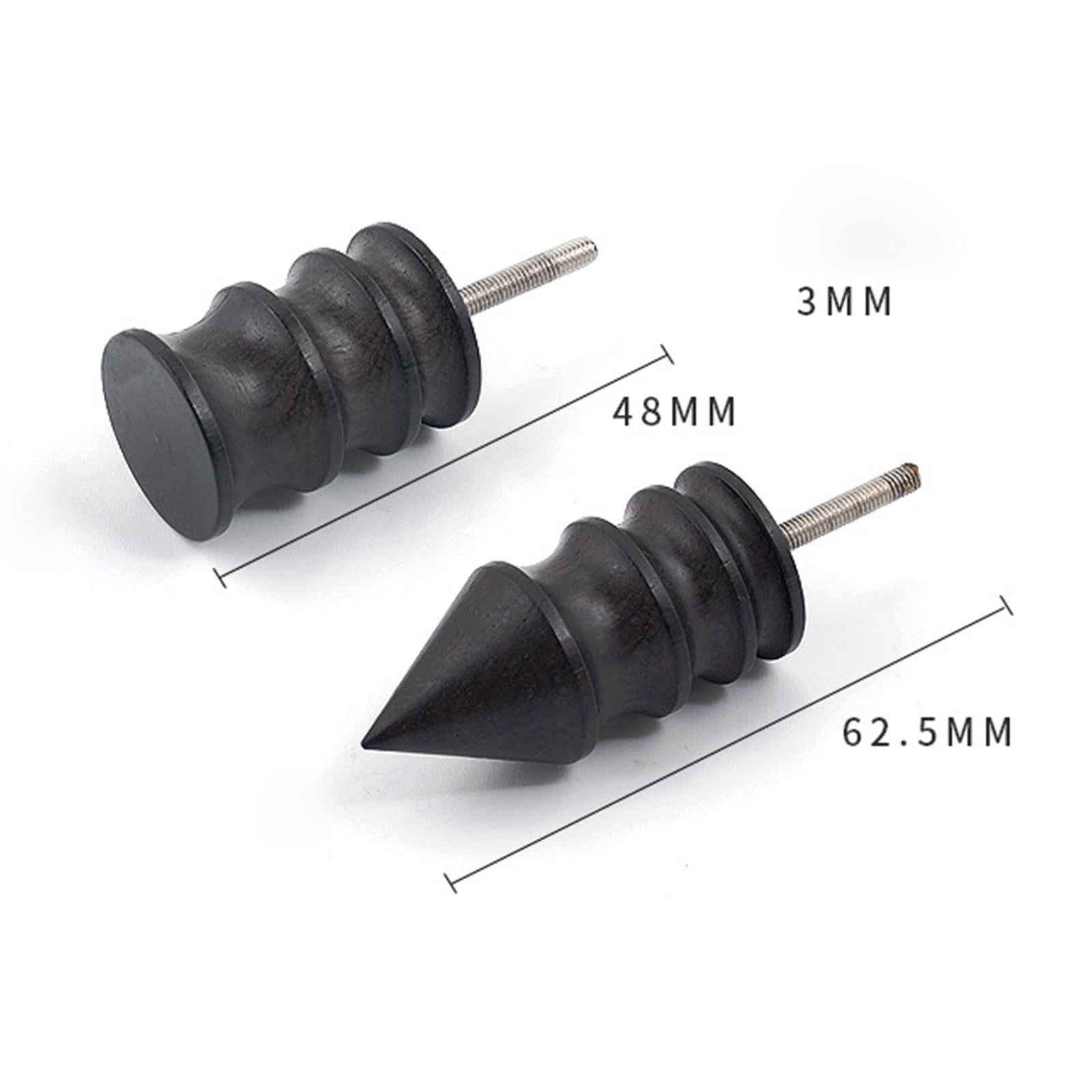 Leather Burnisher Slicker Wood Edge Leather Craft Tool Flat 48mm Tip 62.5mm