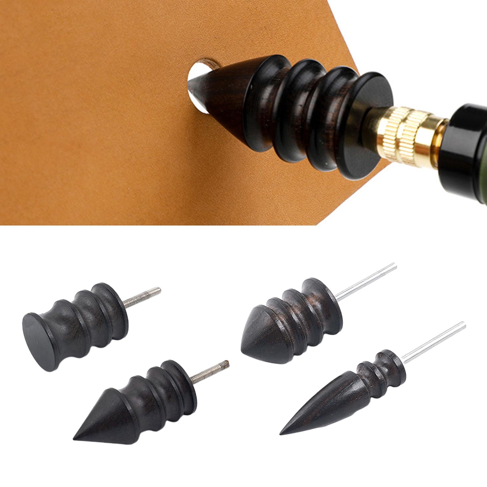 Leather Burnisher Slicker Wood Edge Leather Craft Tool Flat 48mm Tip 62.5mm