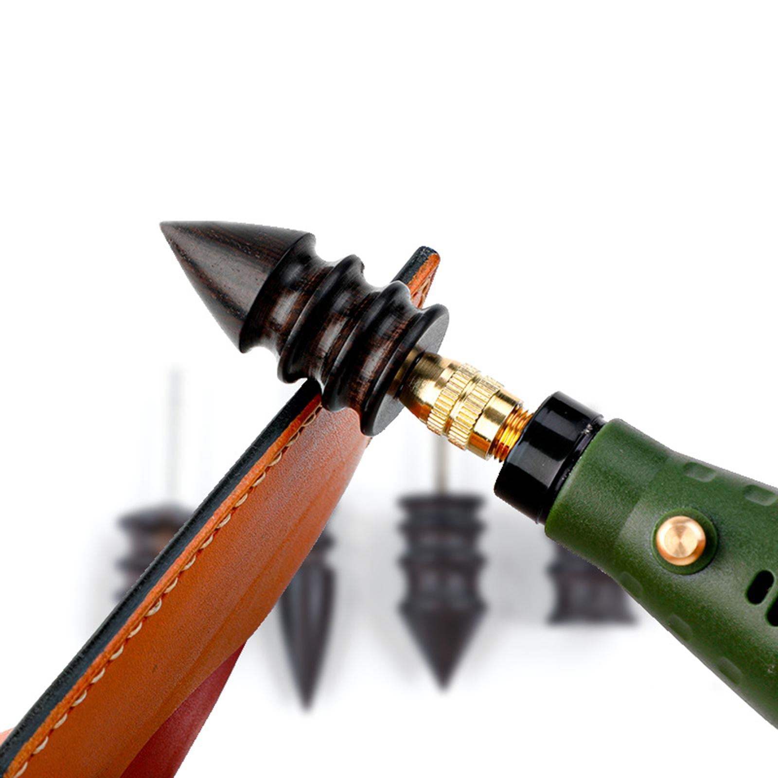Leather Burnisher Slicker Wood Edge Leather Craft Tool Thick 71mm Fine 80mm