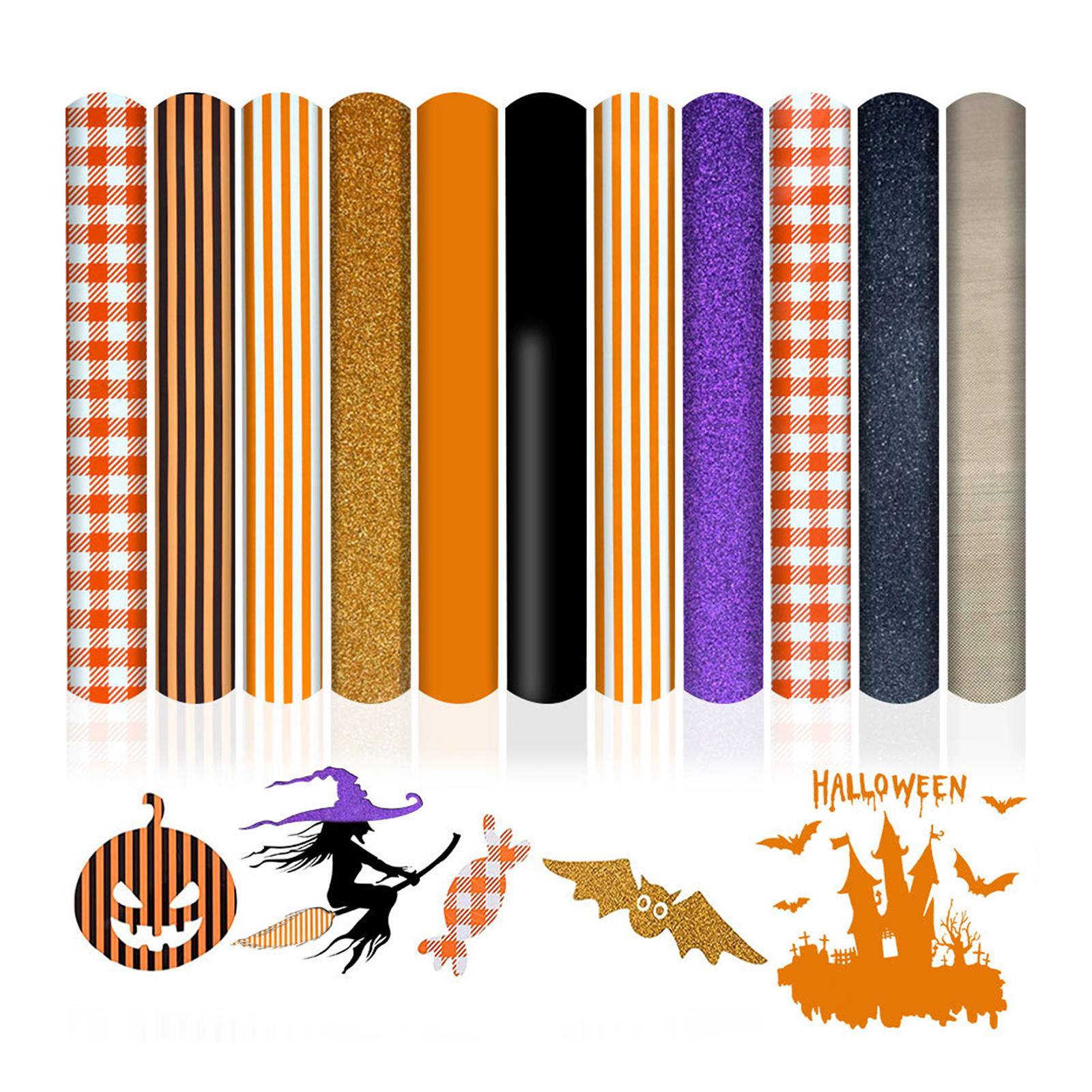 Color Heat Transfer HTV Premium Vinyl For T-shirt Garment Clothing DIY Craft 11PCS