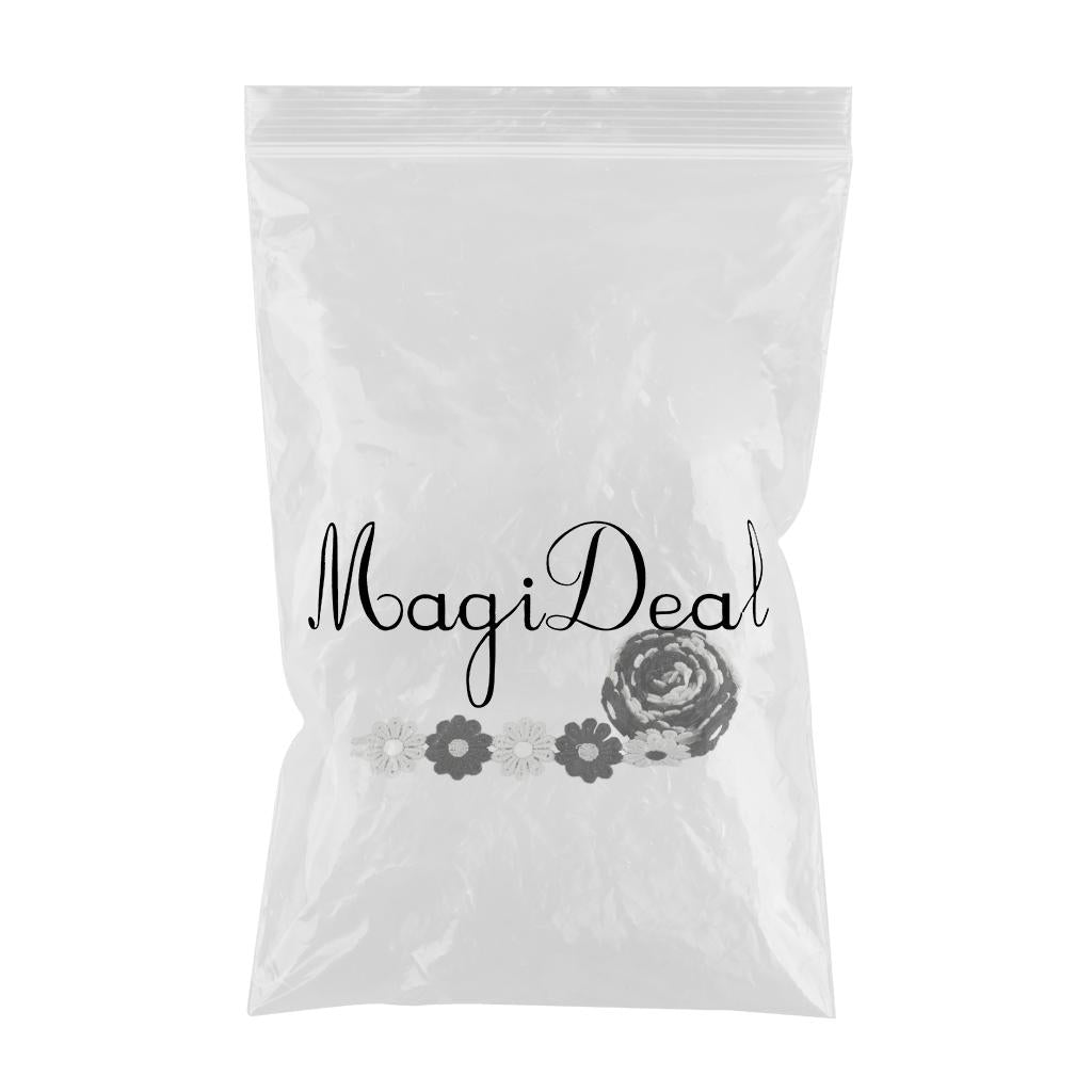 5Yards Daisy Flower Lace And Ribbon Trim Colorful for Sewing and Embellish White Black