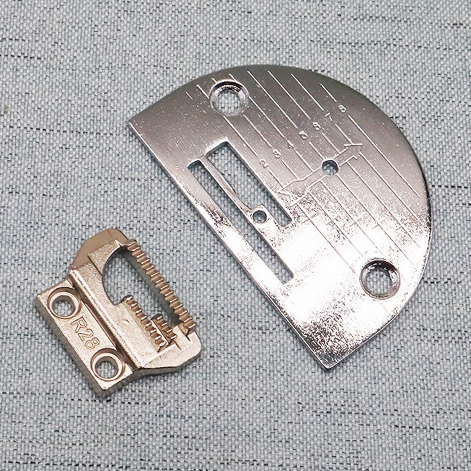 4Pcs Metal Plate Presser Foot Set Needle Clamp Parts for Sewing Machine