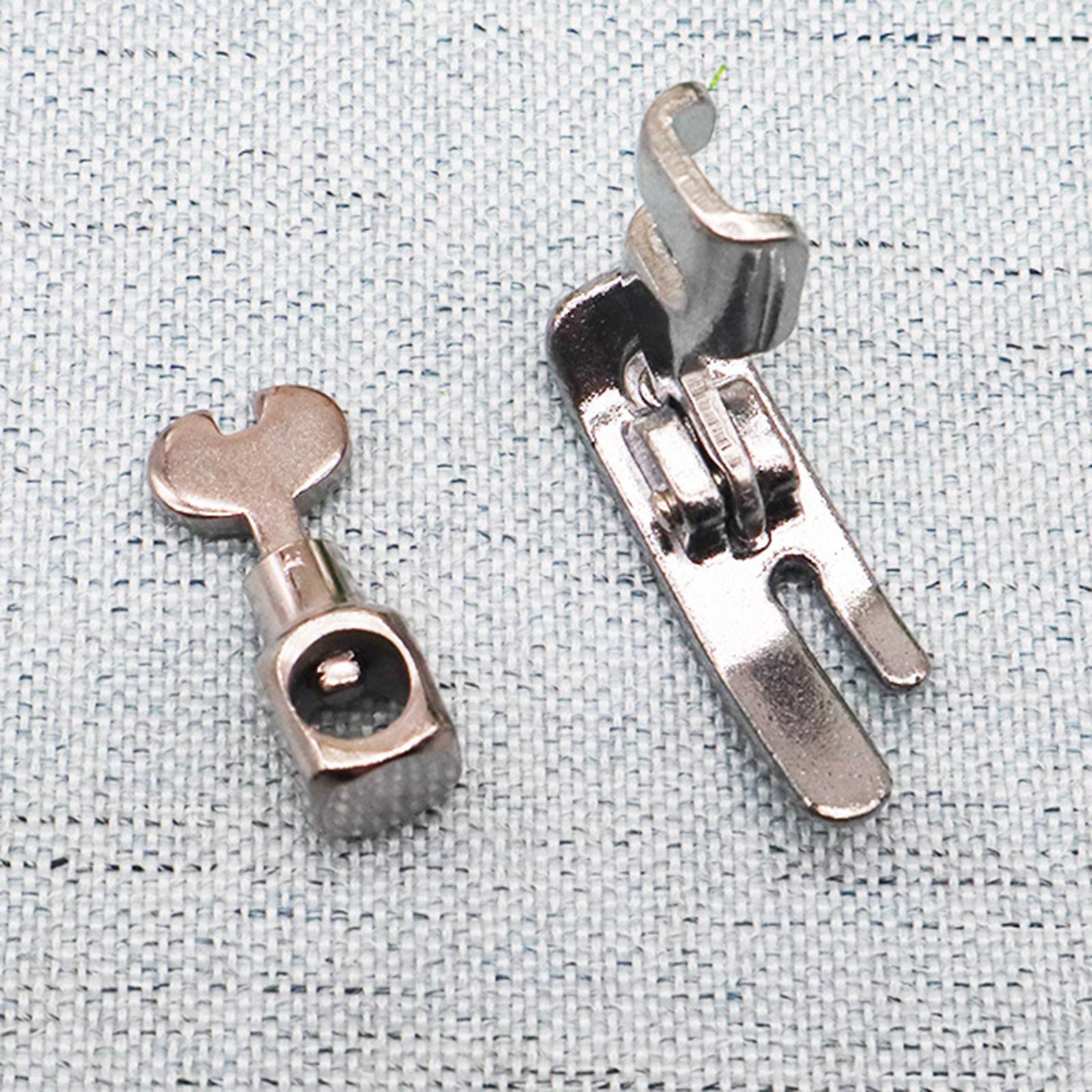 4Pcs Metal Plate Presser Foot Set Needle Clamp Parts for Sewing Machine