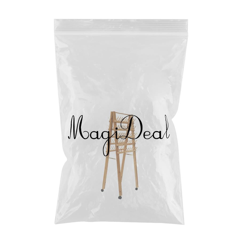 100 Spool Sewing Thread Rack Embroidery Cone Holder Wooden Wood color