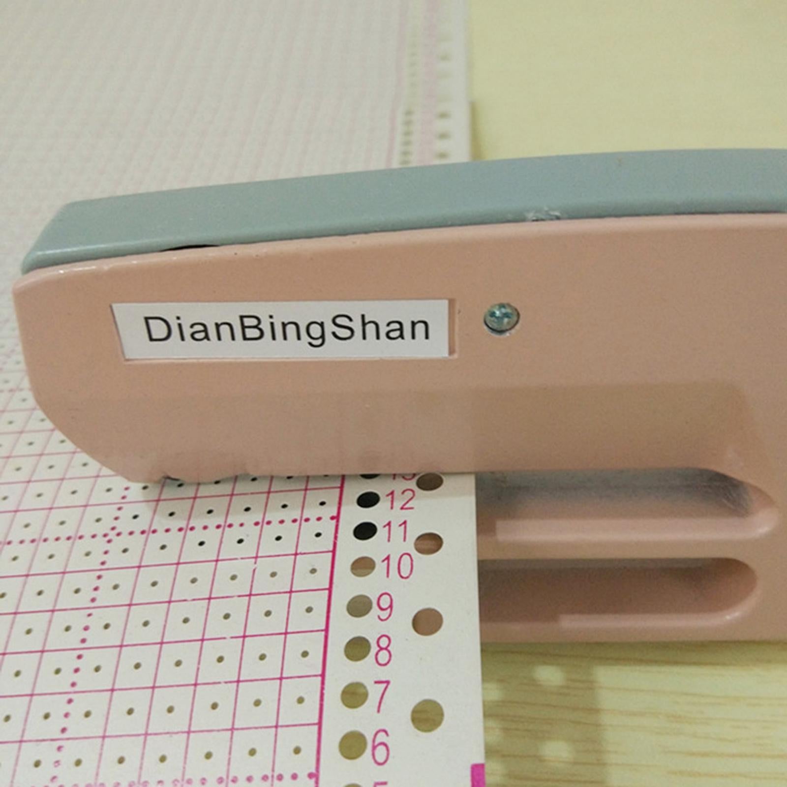 Solid Metal Single Hole Punch Perforator Knitting Sweater Machines Tool Card