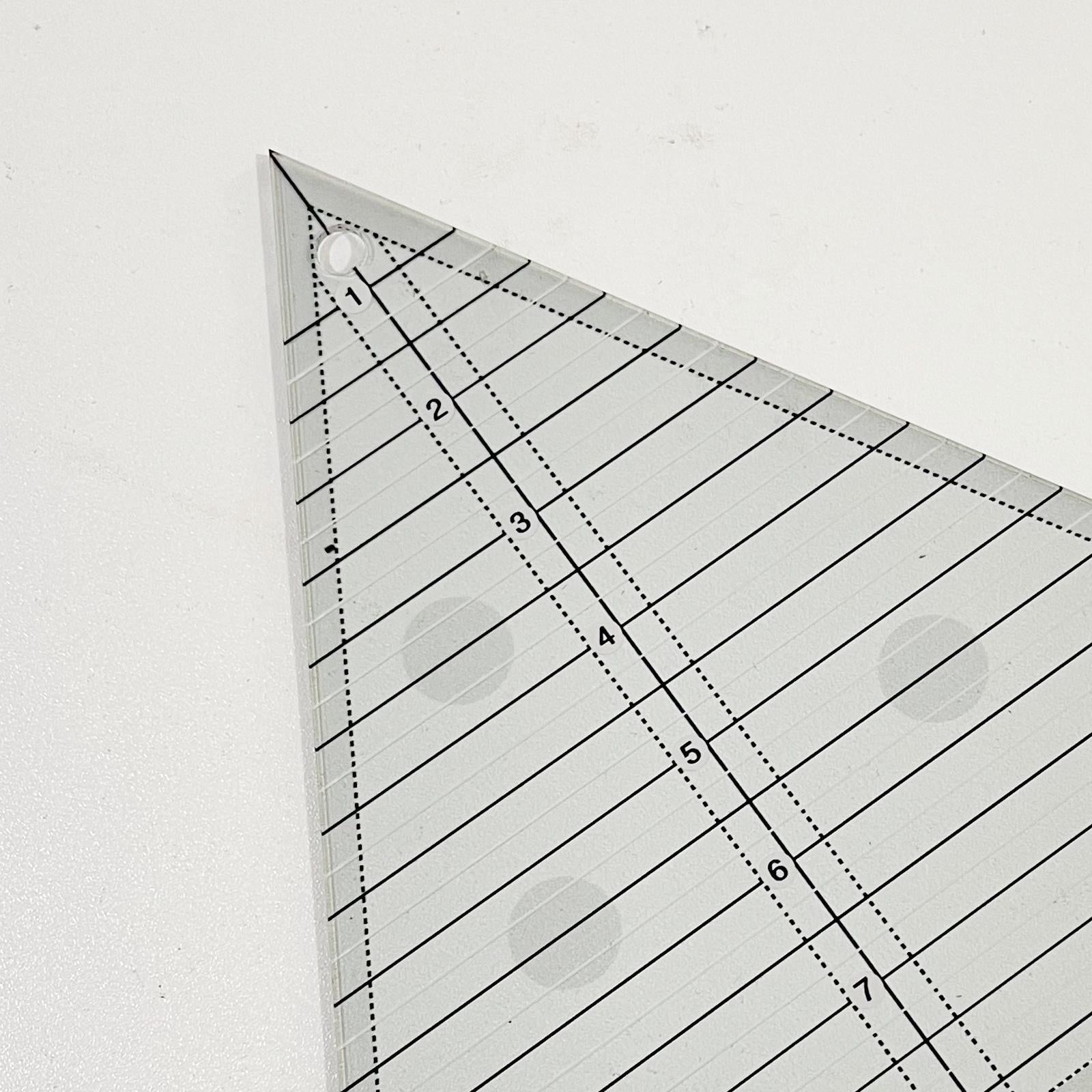 Trim Tool Quilting Ruler Template Creative Triangle Diy Quilting Sewing