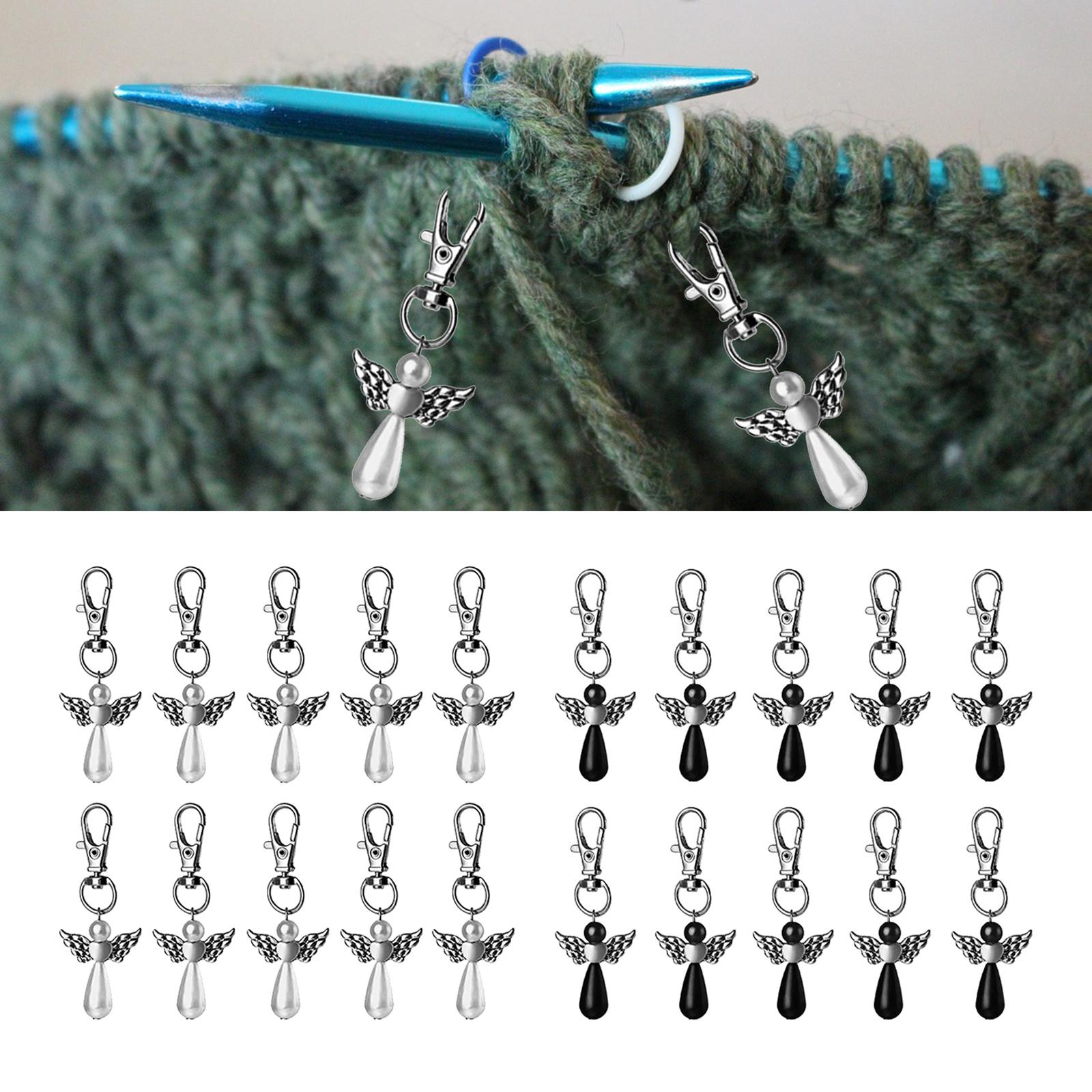 10x Angel Keychain Cherub Key Chains Baby Shower Cards Keyring Jewelry Black