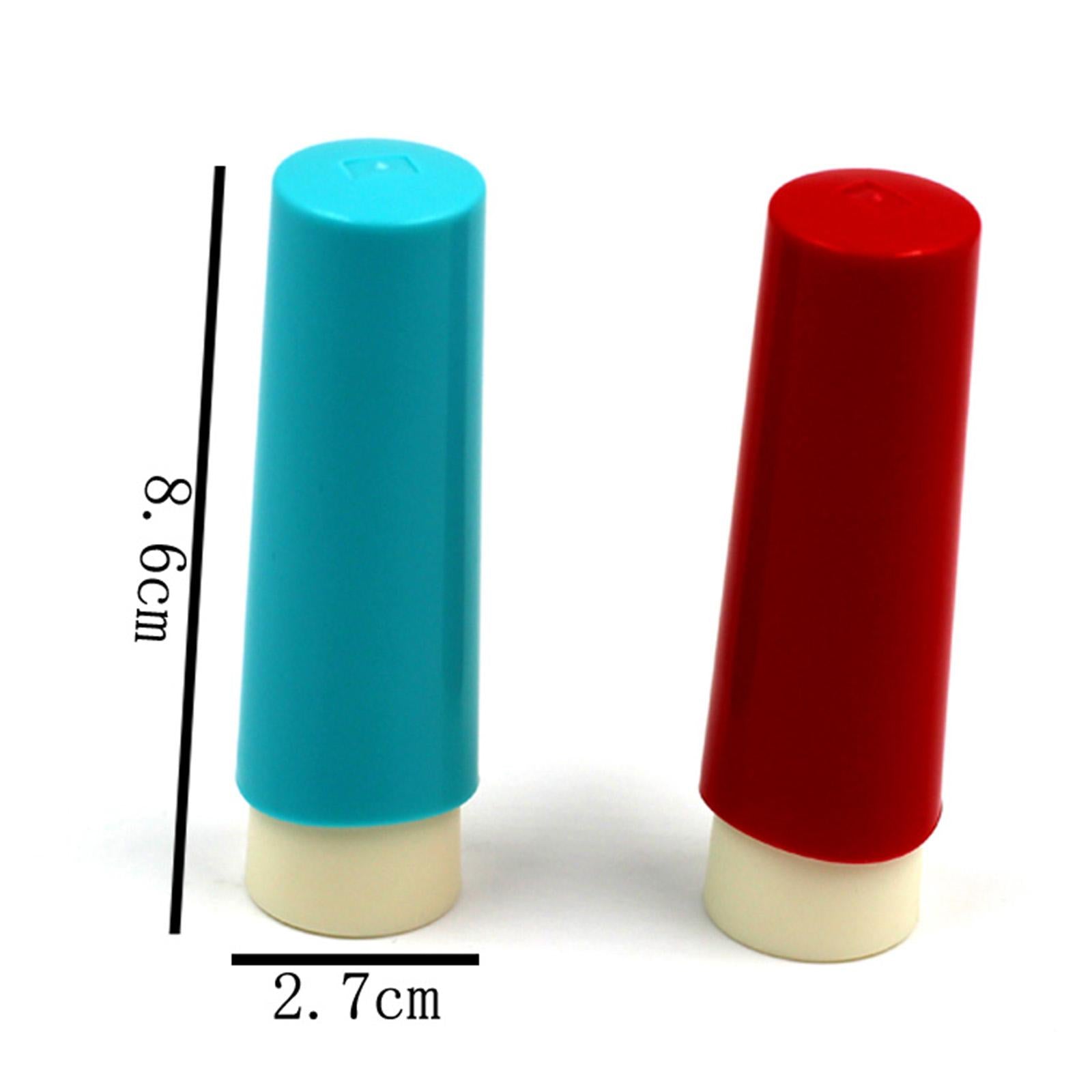 Sewing Lipstick Needles Storage Case Plastic Sewing Tools Needle Organiser Red