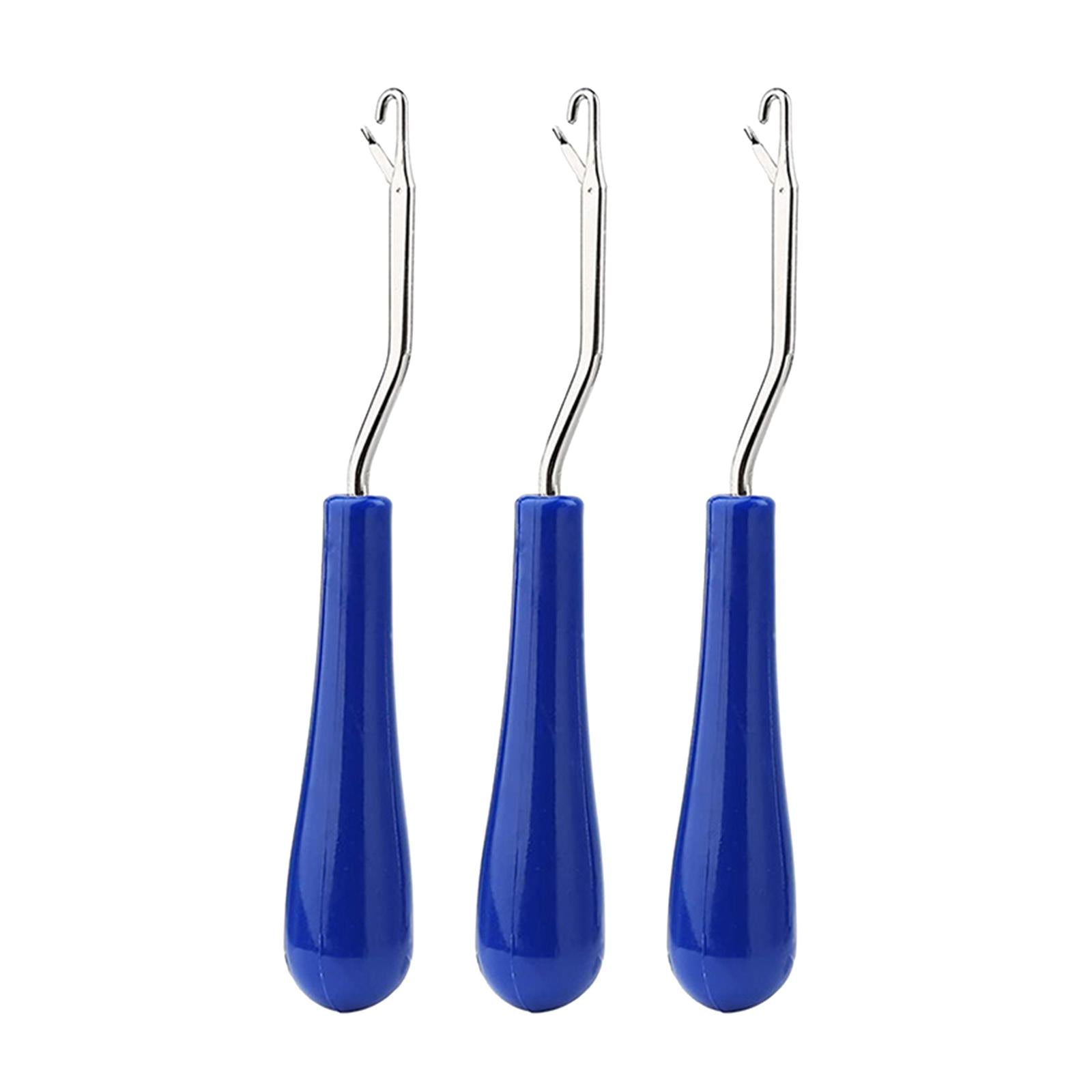 3Pcs Crochet Hook Plastic Handles Knitting Needles Yarn Sewing Needlecraft