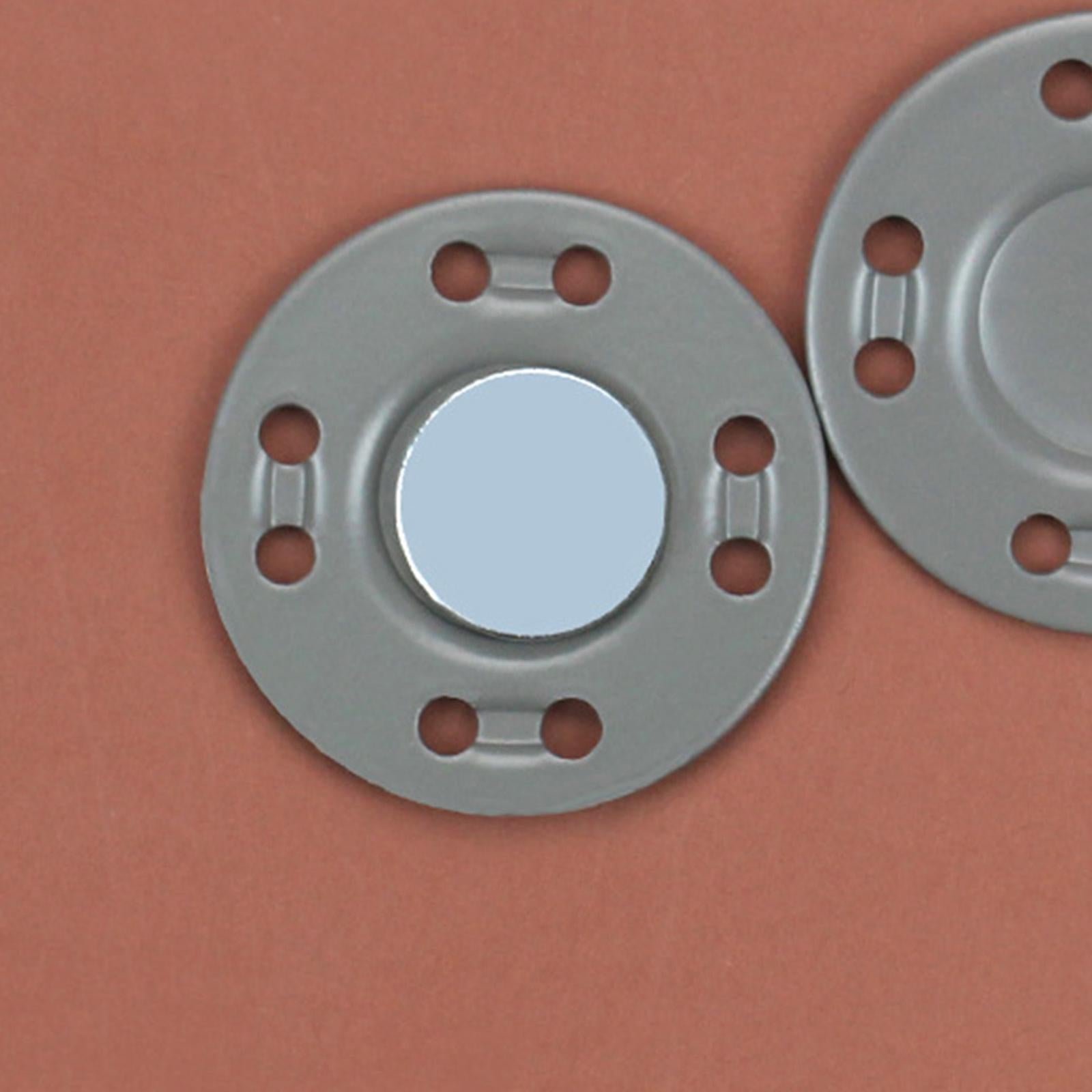 10Pairs Magnetic Button Clasps Snaps Sewing Closure for Bag Dress DIY Gray