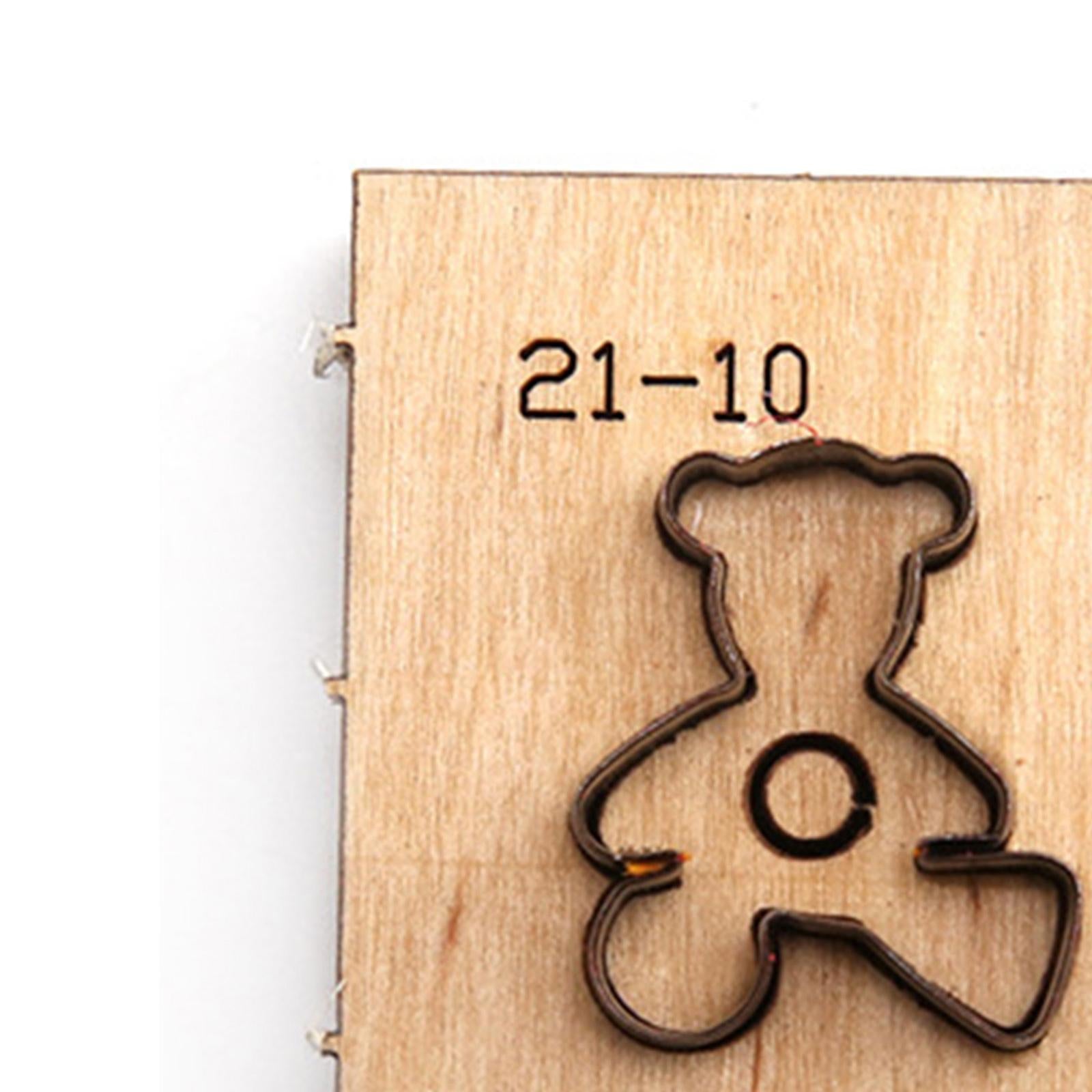 Embossing Leather Cutting Dies Mold Leather Craft Jewelry Bracelets Supplies bear