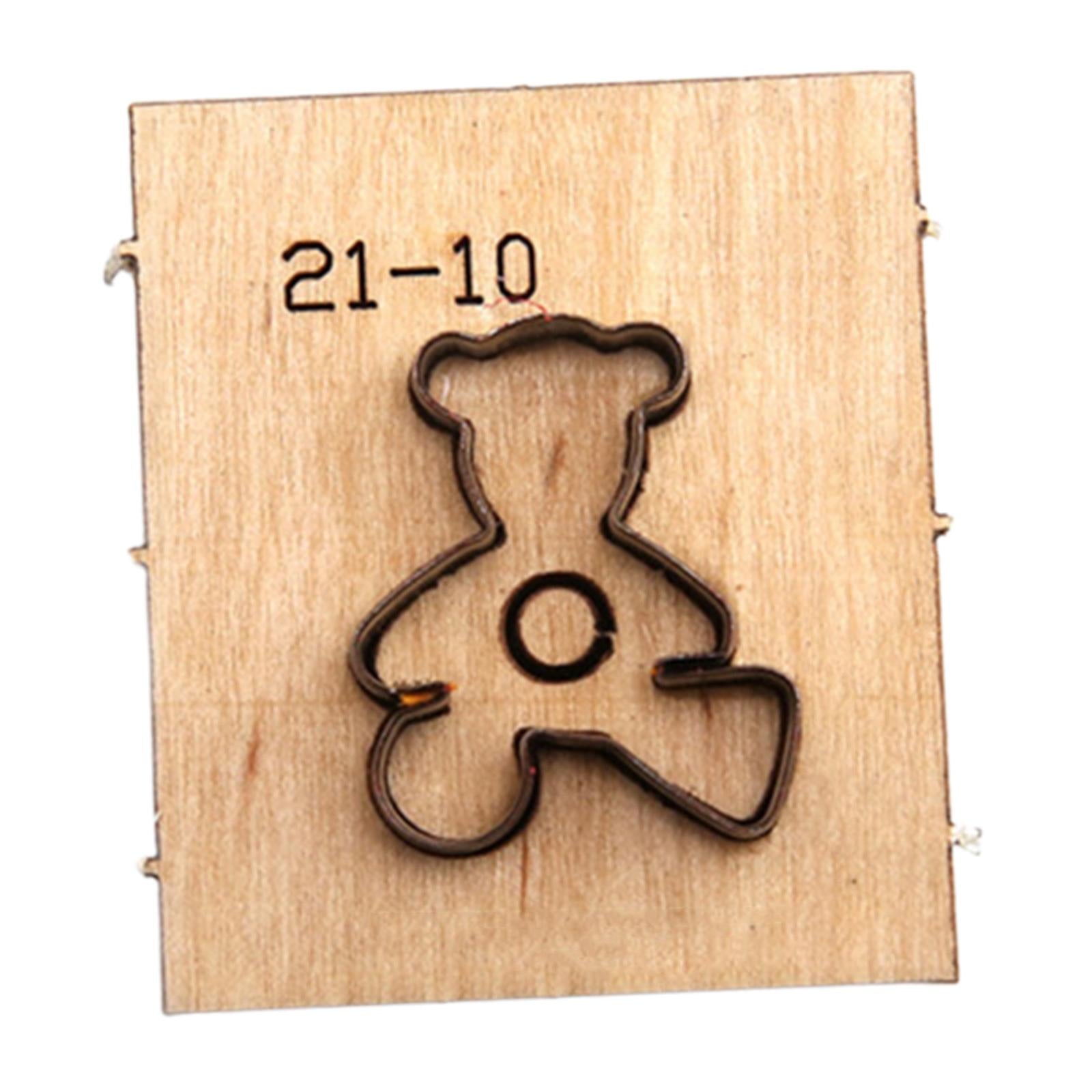 Embossing Leather Cutting Dies Mold Leather Craft Jewelry Bracelets Supplies bear