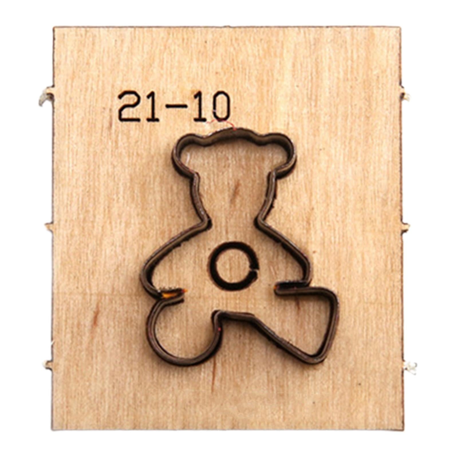 Embossing Leather Cutting Dies Mold Leather Craft Jewelry Bracelets Supplies bear