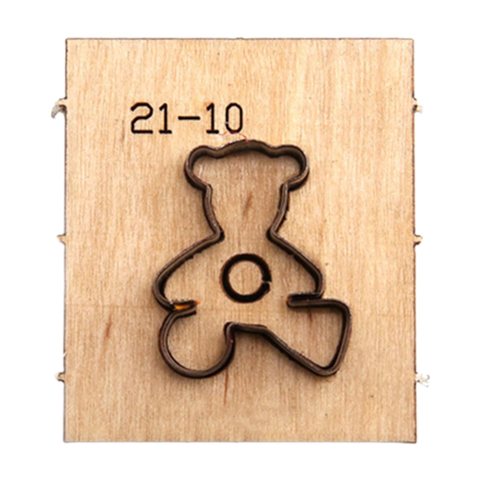 Embossing Leather Cutting Dies Mold Leather Craft Jewelry Bracelets Supplies bear