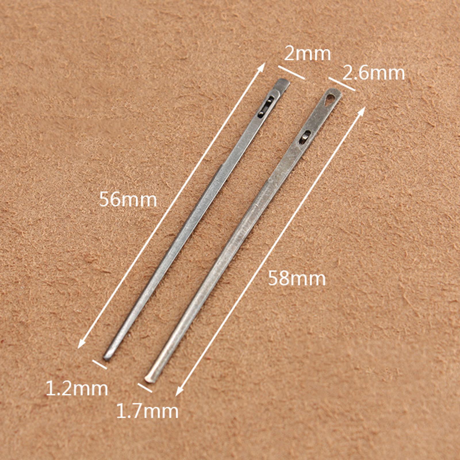 Needle Kit Supplies Carpet Leather Tools for Crafting Bag 2 holes
