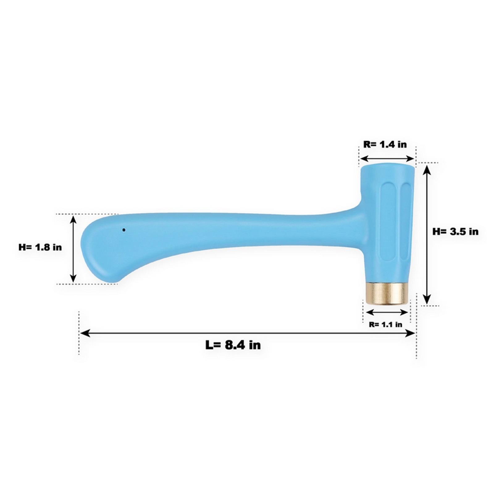 Ergo-Angle Metal Stamping Hammer 1lb Great for Jewelry Craft Leather Tool