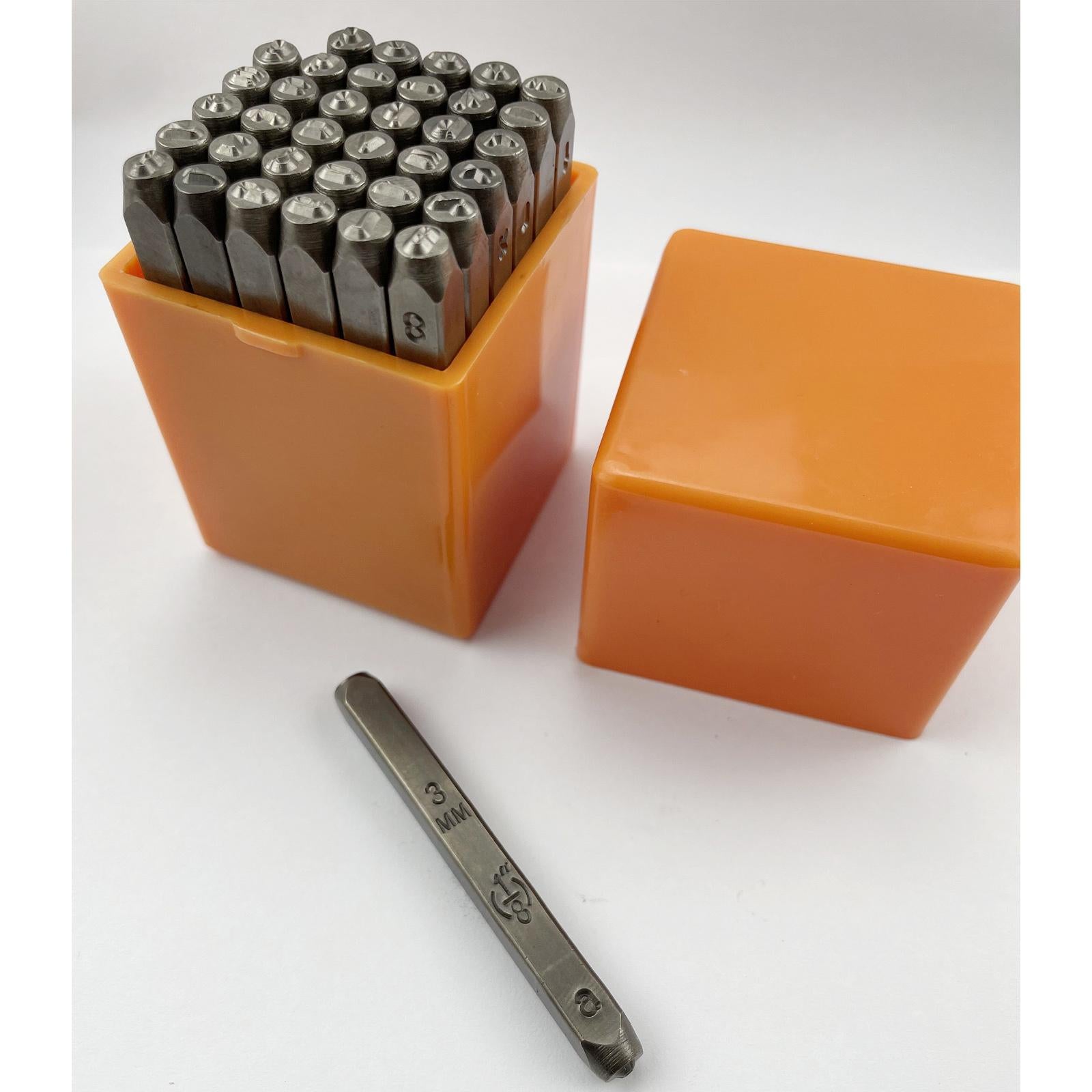 36Pcs Numbers Letter Metal Stamp for Clay Leather Plastic Leathercraft Disc
