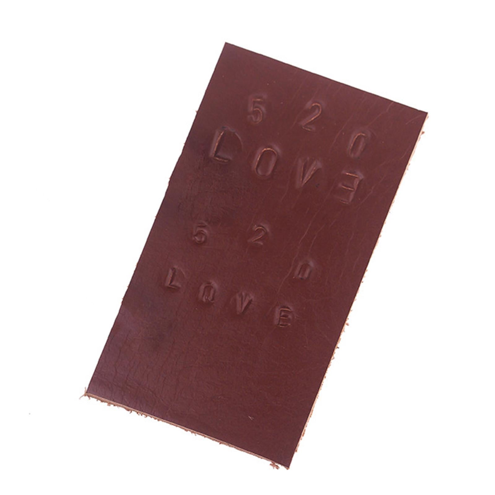 36Pcs Numbers Letter Metal Stamp for Clay Leather Plastic Leathercraft Disc