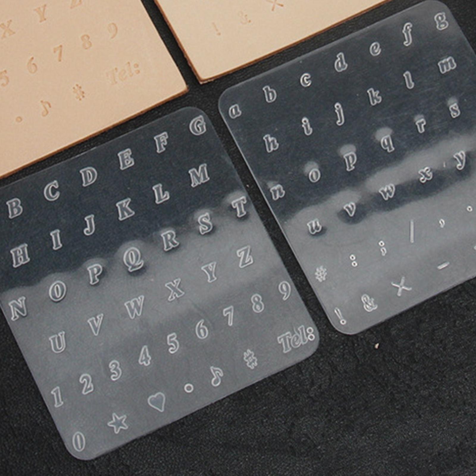 Stamps Alphabet & Numbers Hand Punches Leather Craft Stamping Tools Font 2