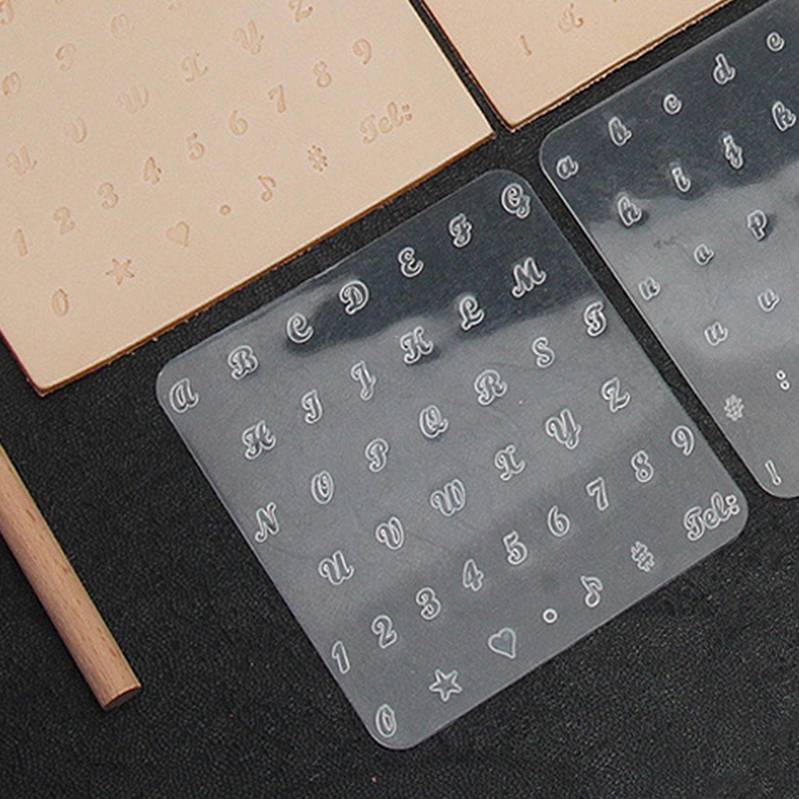 Stamps Alphabet & Numbers Hand Punches Leather Craft Stamping Tools Font 3