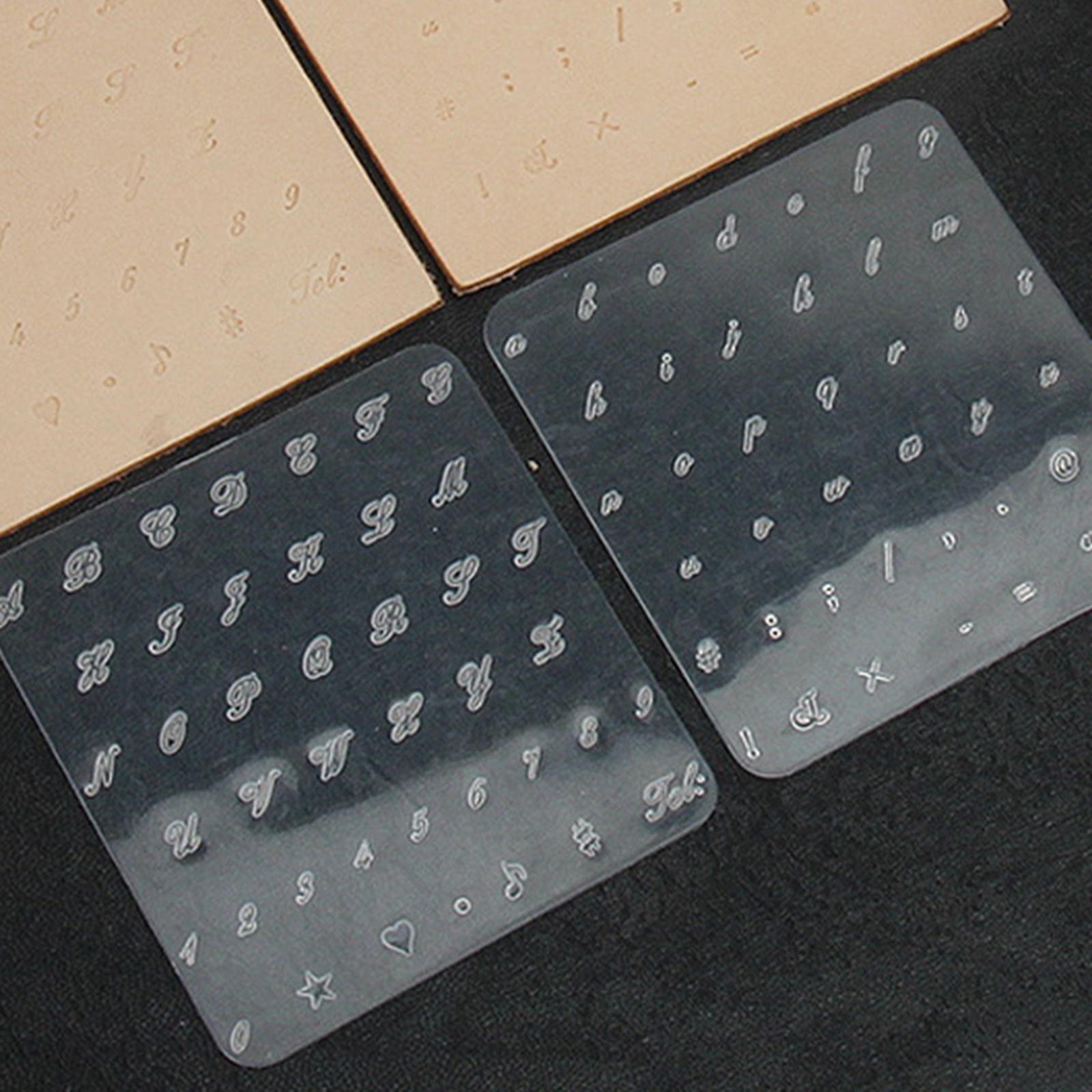 Stamps Alphabet & Numbers Hand Punches Leather Craft Stamping Tools Font 4
