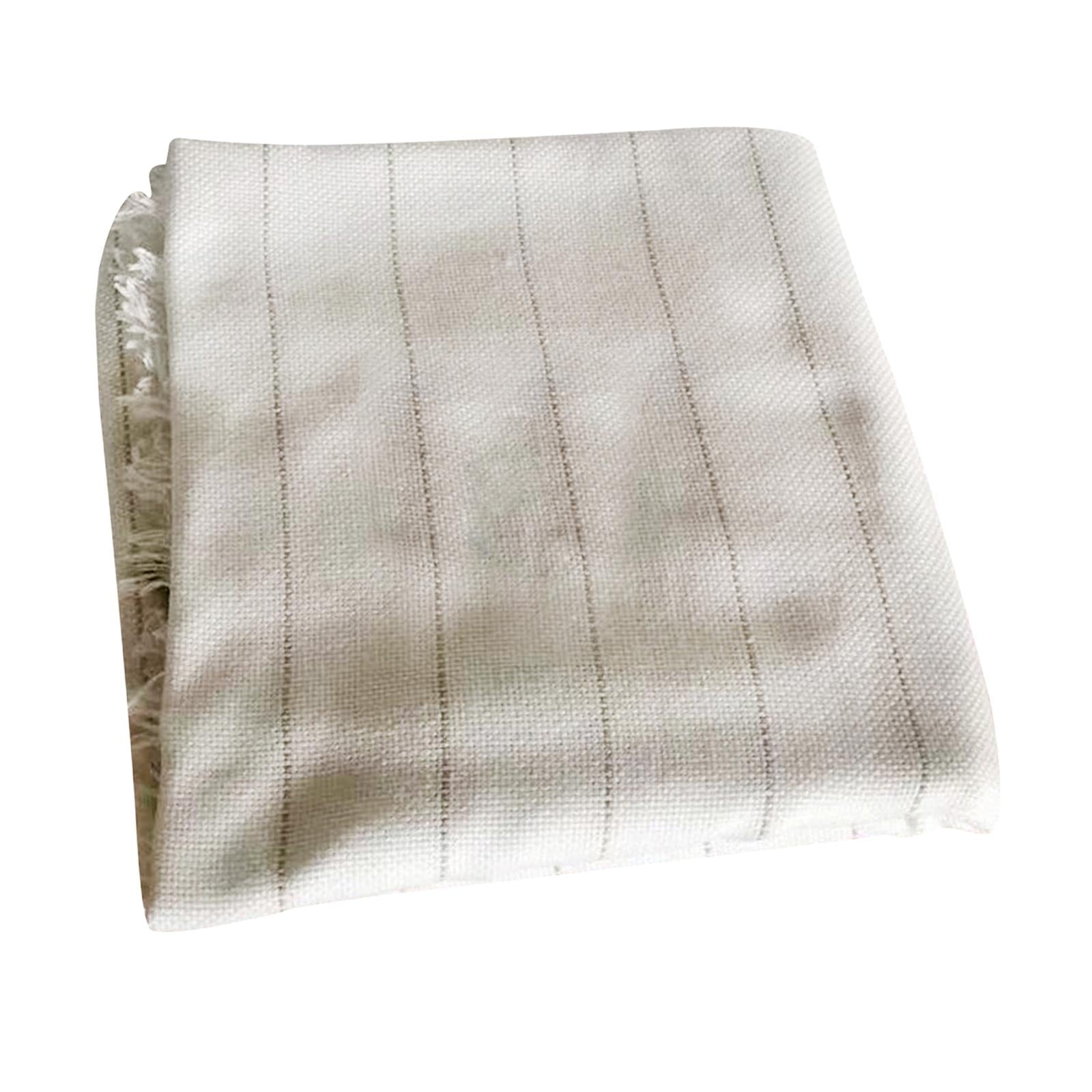 Punch Needle Monks Cloth Needlework Fabric Gift Soft Handmade DIY Embroidery 1m W x 4m L