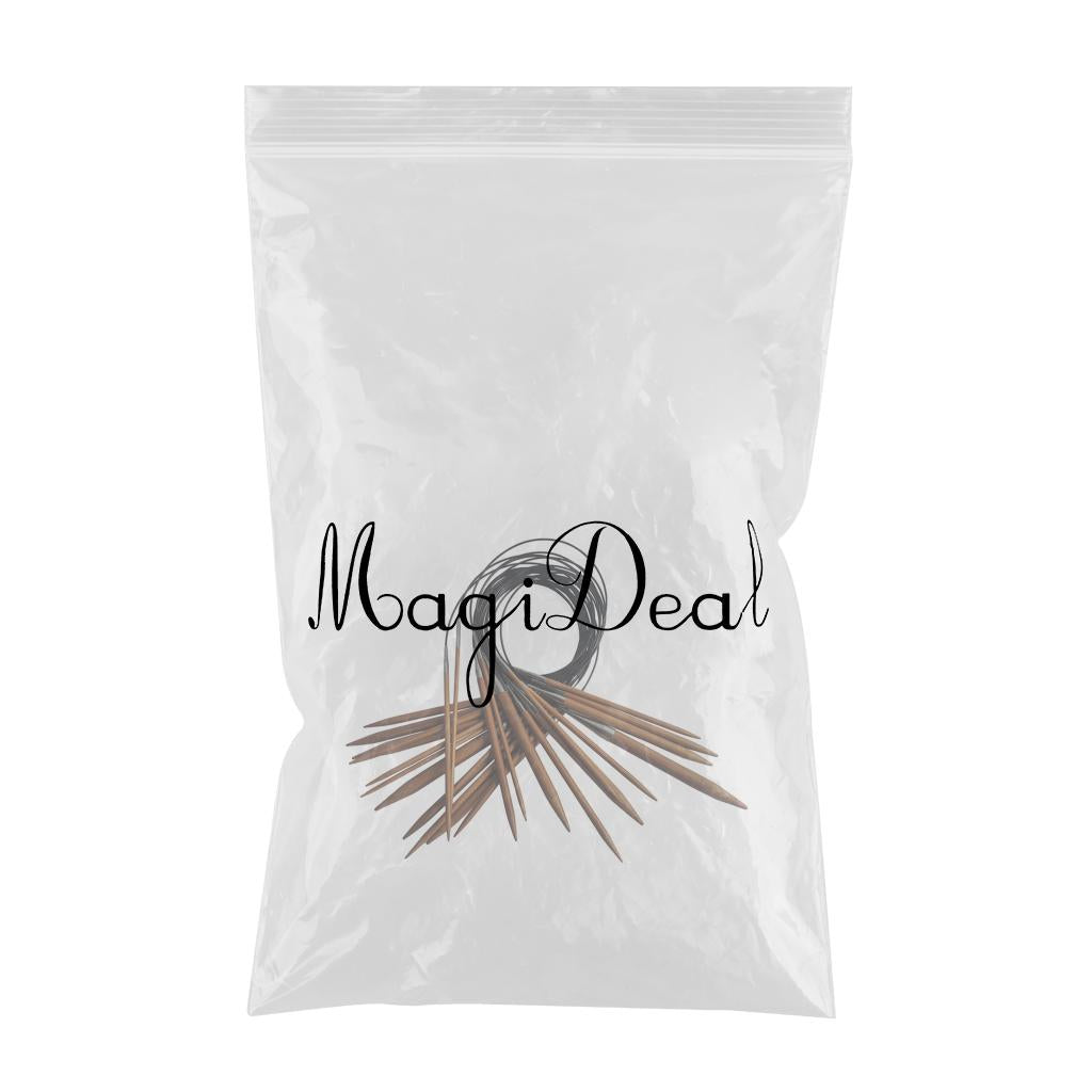 Circular Knitting Needles Set Single Pointed Crochet Needles Tools for Weave