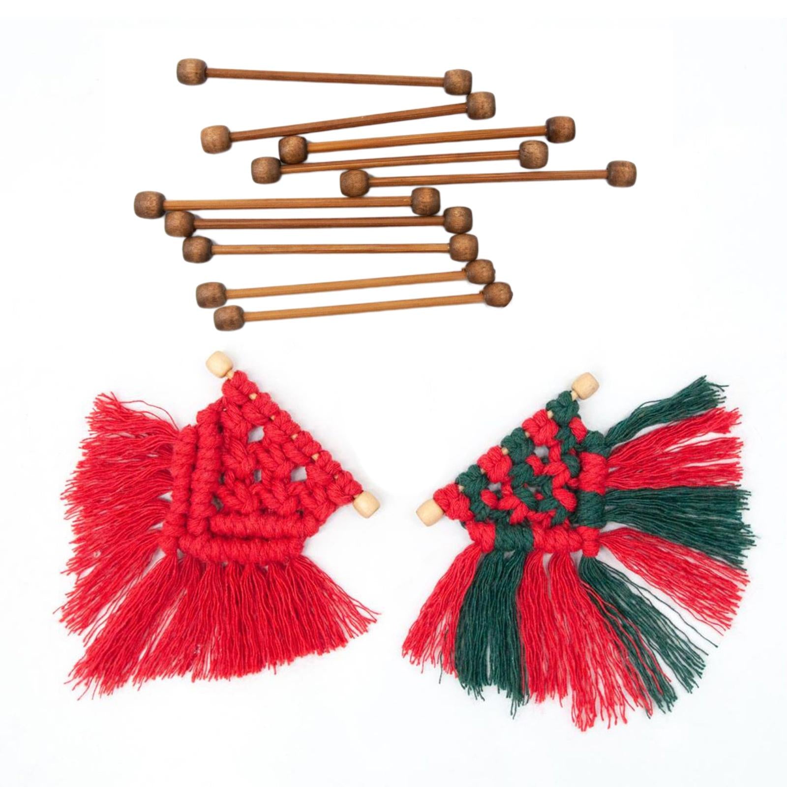 Macrame Wall Hanging Tool Mini Banner Set Wall Hanger 20 Pcs for Weaving