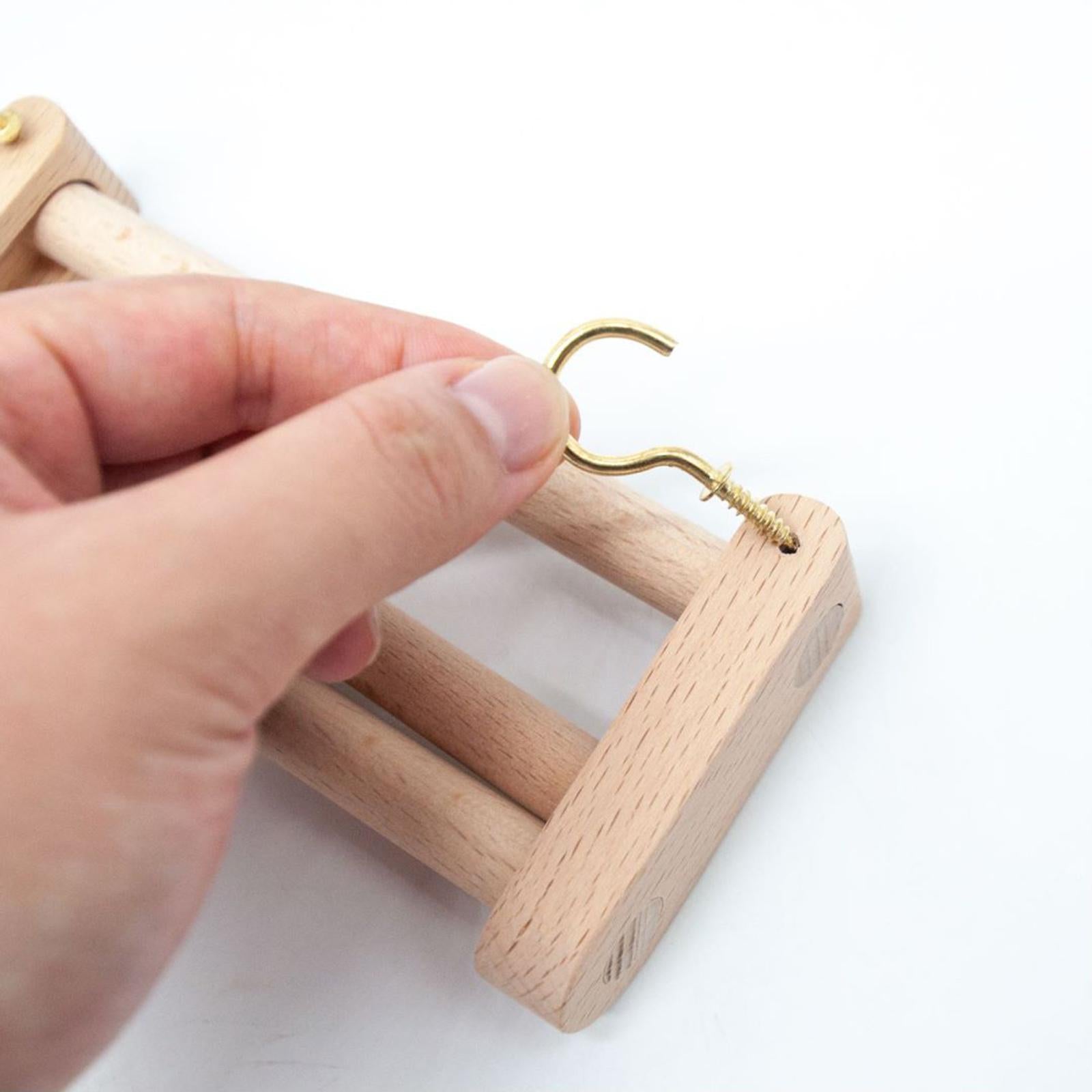 Wood Weaving Loom Webbing Holder Multipurpose Weaving Supplies Knitting Toys