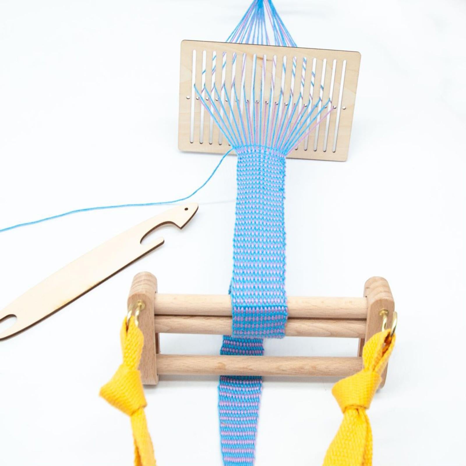 Wood Weaving Loom Webbing Holder Multipurpose Weaving Supplies Knitting Toys