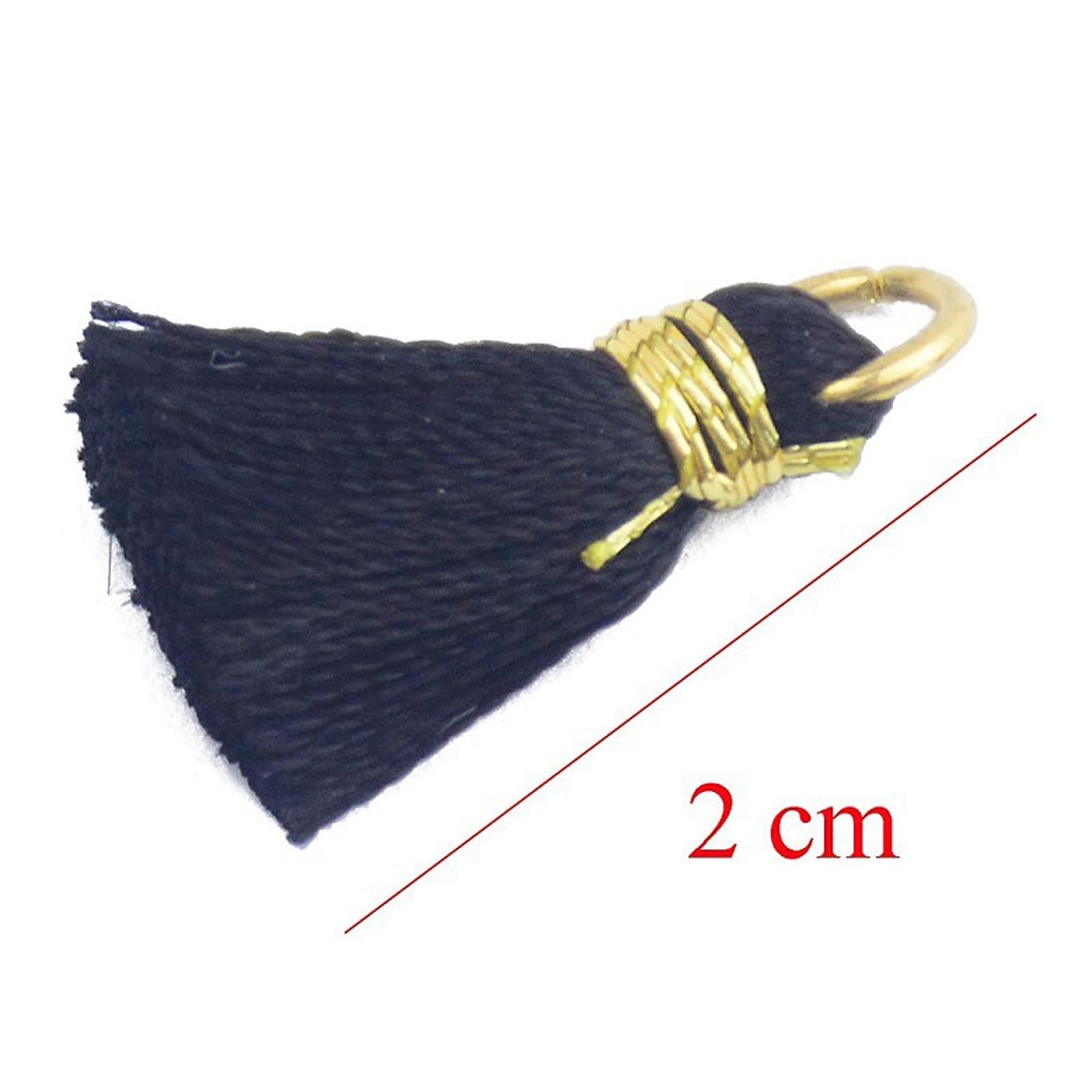 Metal Tassel Charm Pendants Bulk Mixed Color Key Chains Tassel for DIY Woman