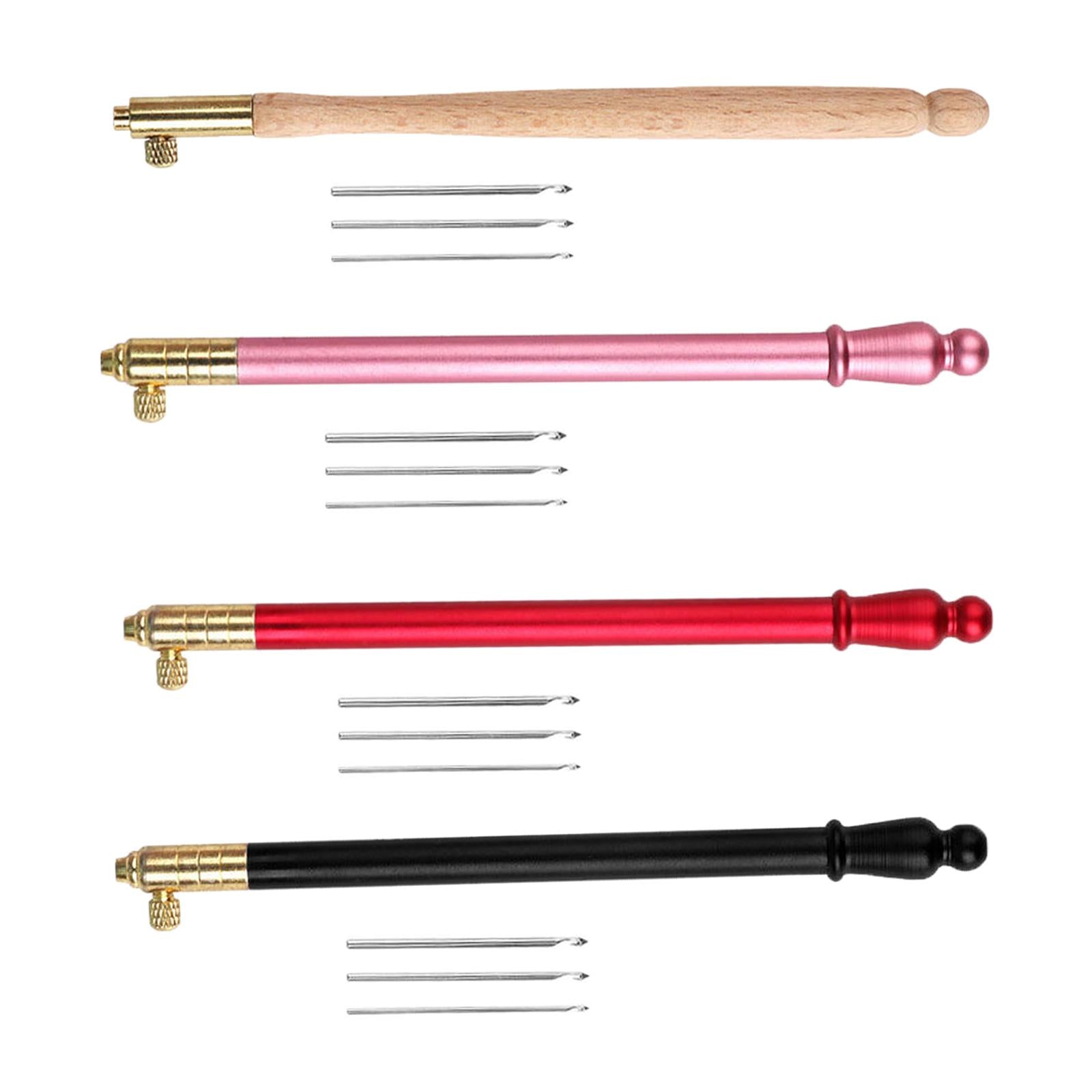 Embroidery Crochet Hook French Crochet Needle DIY Tools Kit Sewing Wood