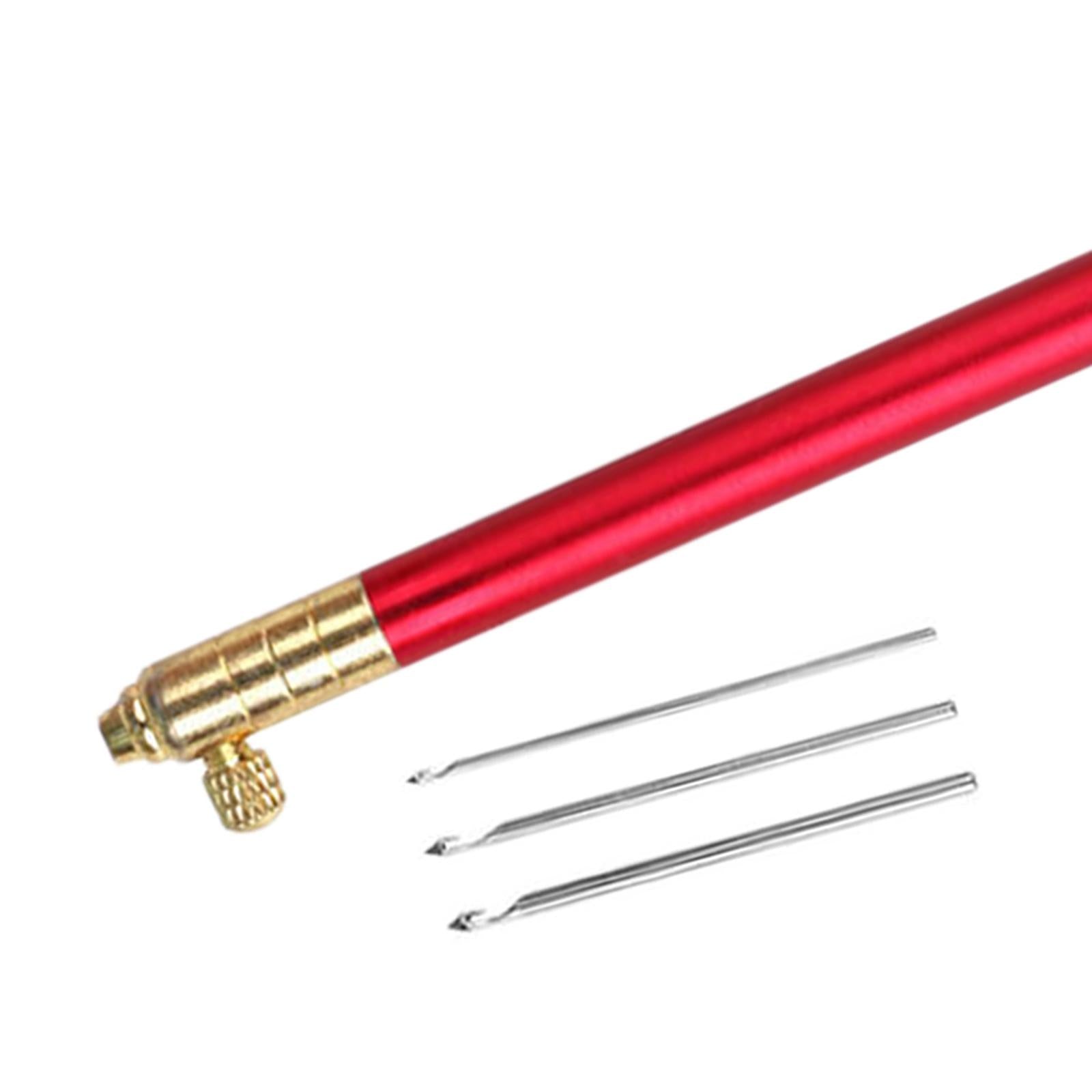 Embroidery Crochet Hook French Crochet Needle DIY Tools Kit Sewing Red