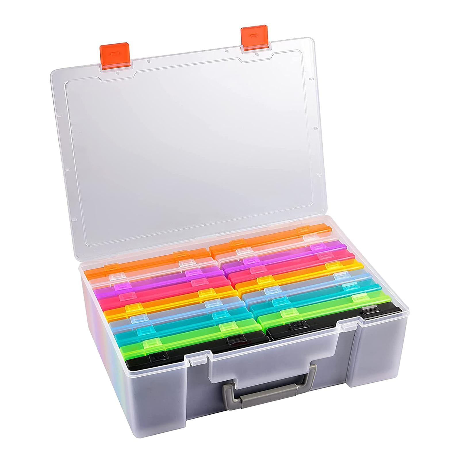 Photo Case 4 x 6 Inch Photo Box Storage 18 Inner Photo Keeper Organizer Case