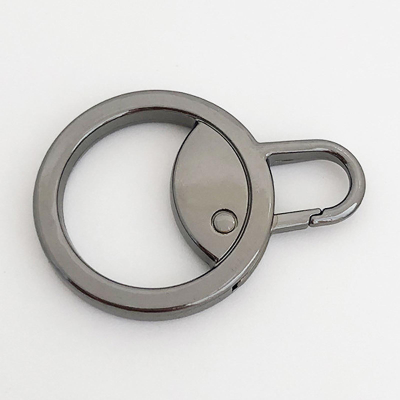 6 Pieces Zipper Pulls Durable Cord Extension Zipper Tab for Luggage Coat Gray