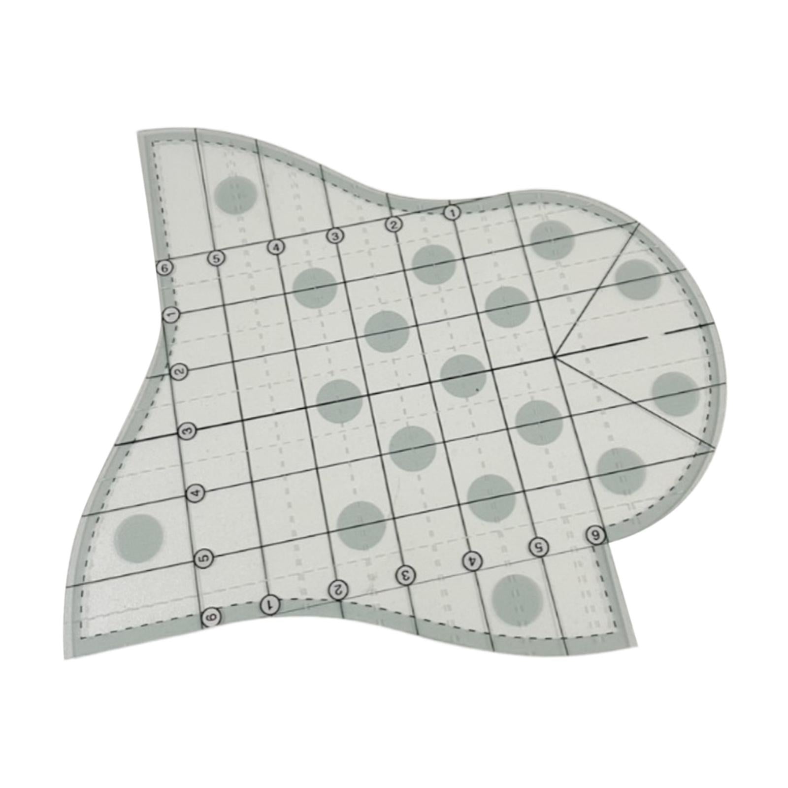 Clear Quilting Template Acrylic Patchwork Sewing Frames Ruler Crafts Measure