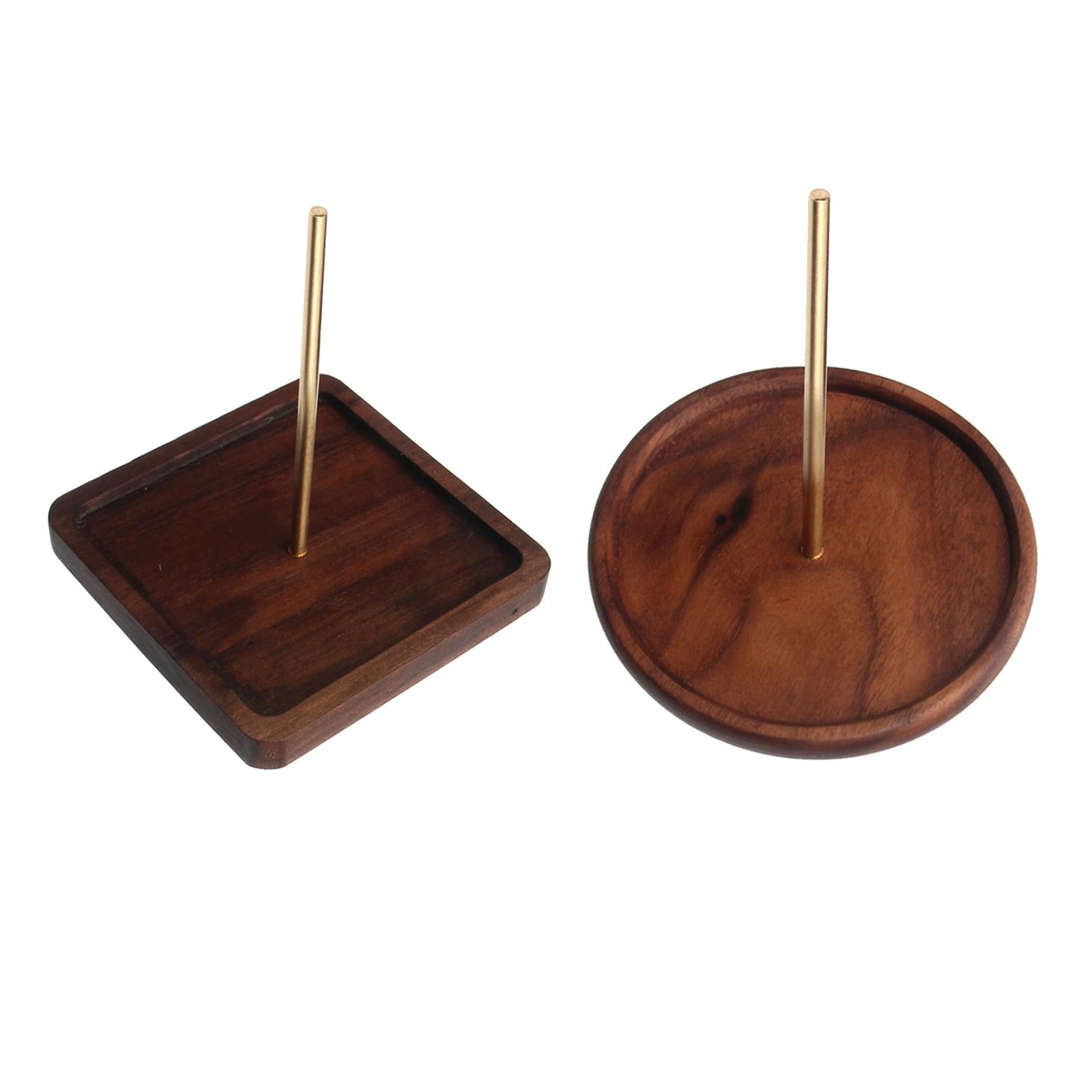 Beading Tray Wooden Loom Kit Yarn Holder for Sewing Jewellery Making Round