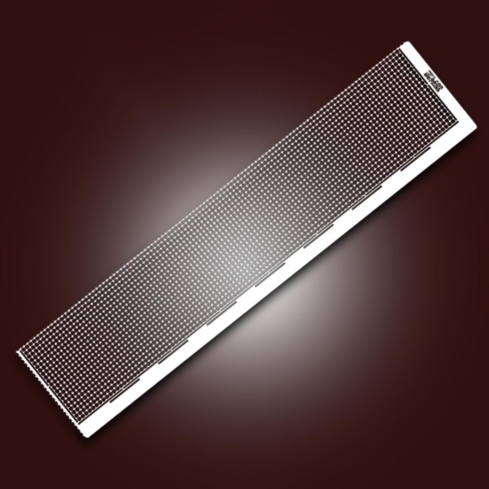 Diamond Painting Ruler Mesh Ruler Blank Grids Drawing Tool 32x7cm 0.3mm