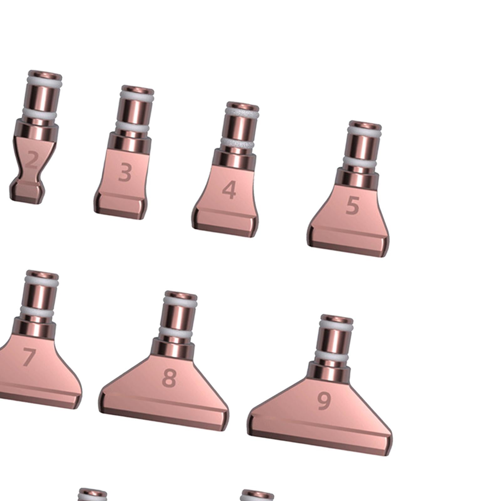 13x Durable Metal Tip Heads Single Placers DIY for Diamond Painting Pen Arts