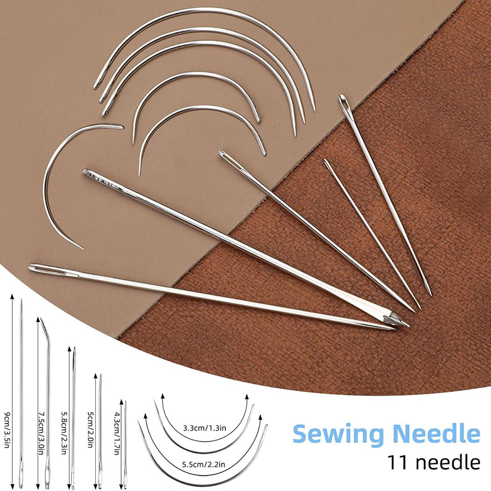 34Pcs Leather Tools Kit, Leather Craft Tools Set Including Waxed Thread Awl