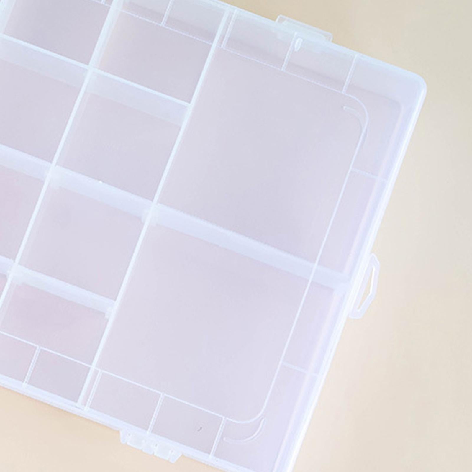 Floss Finder Box Embroidery Thread Organizer Storage 21x17x4cm 14Grids