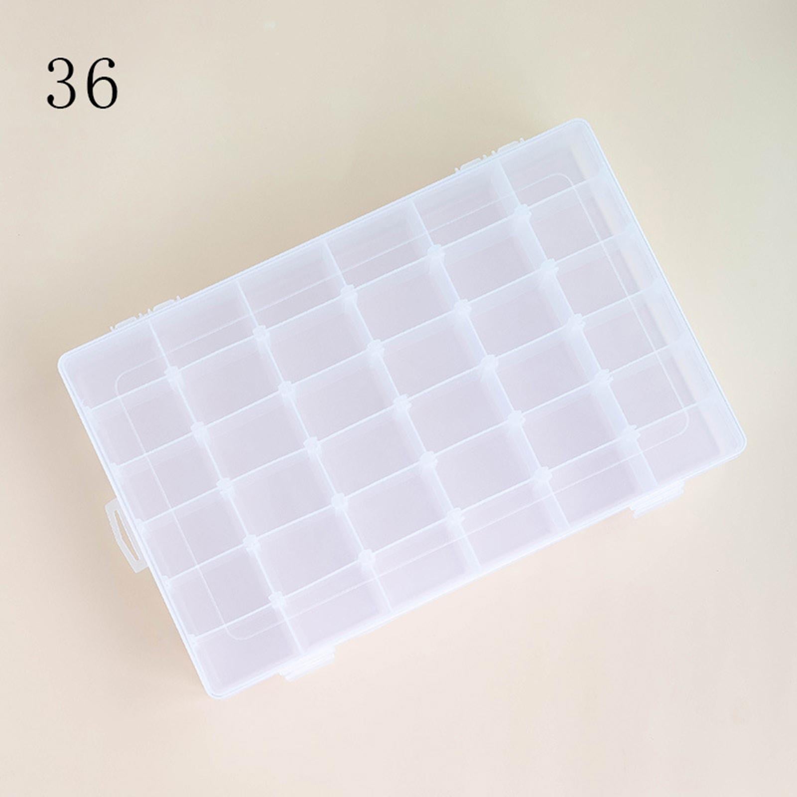 Floss Finder Box Embroidery Thread Organizer Storage 21x17x4.1cm 36Grids